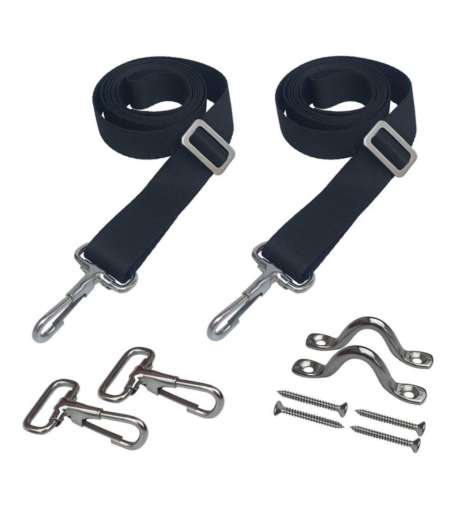 Vtete 2 PCS Adjustable Bimini Top Straps | Stainless Steel Boat Awning Hardware - Buy Online on GoSupps.com