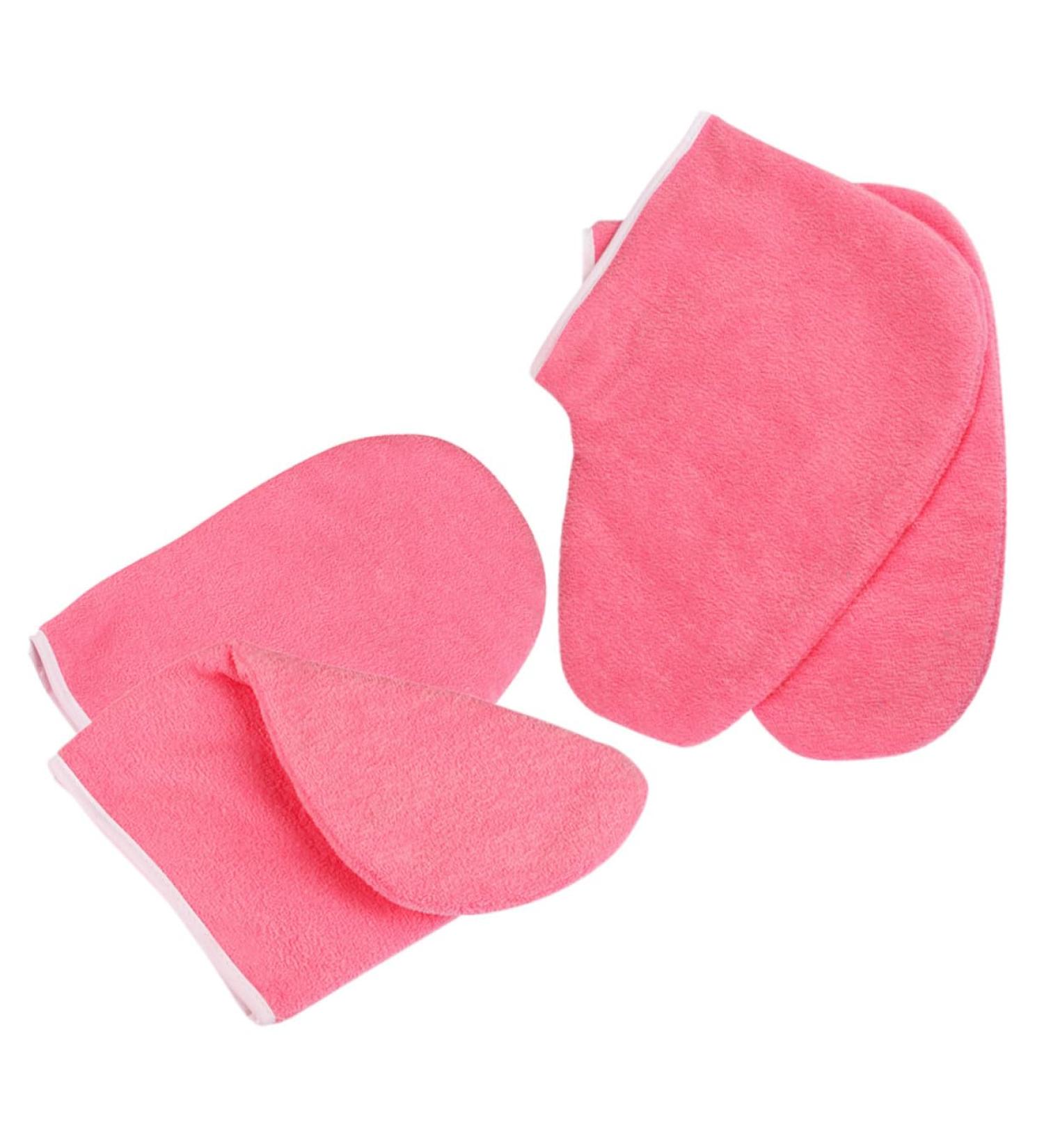 Kit de Soin Paraffine Mains et et Chaussettes de Cire Hydratants Accessoires pour Bain de Cire Domicile et Spa - Buy Online on GoSupps.com