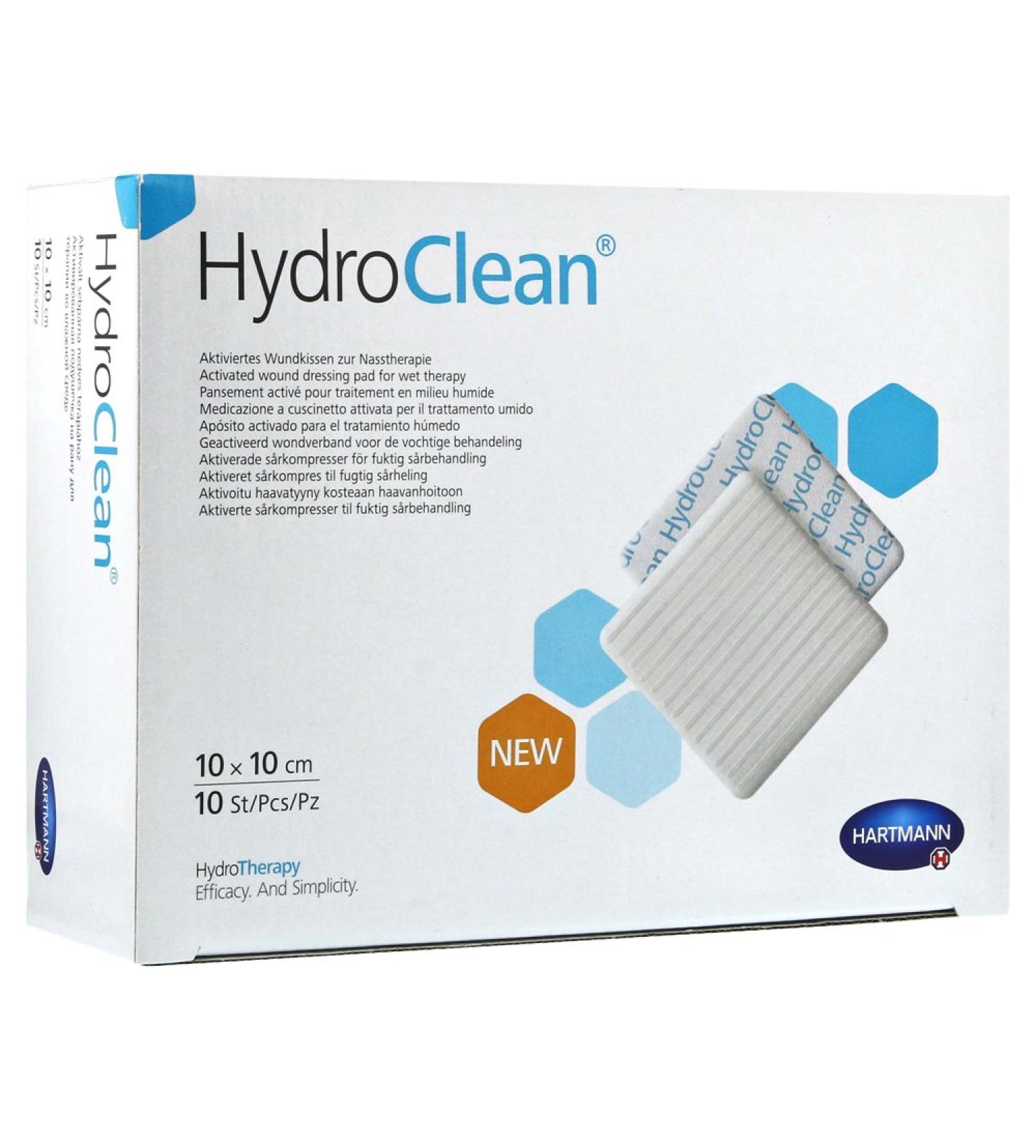 Hartmann HydroClean Sterile Compresses - 10x10 cm 10 pcs | International Shipping Available - Buy Online on GoSupps.com