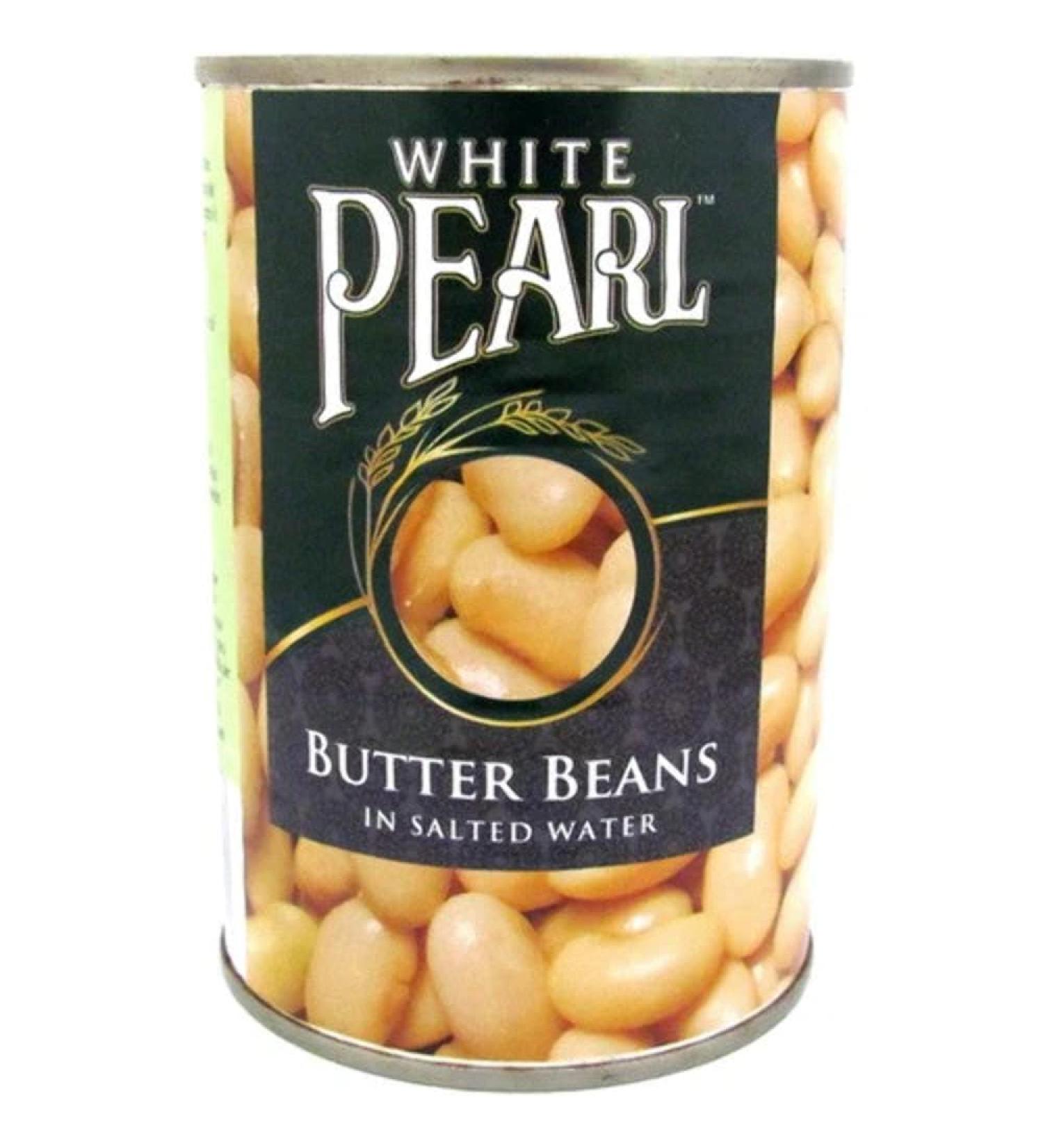 White Pearl Butter Beans 400g-Food