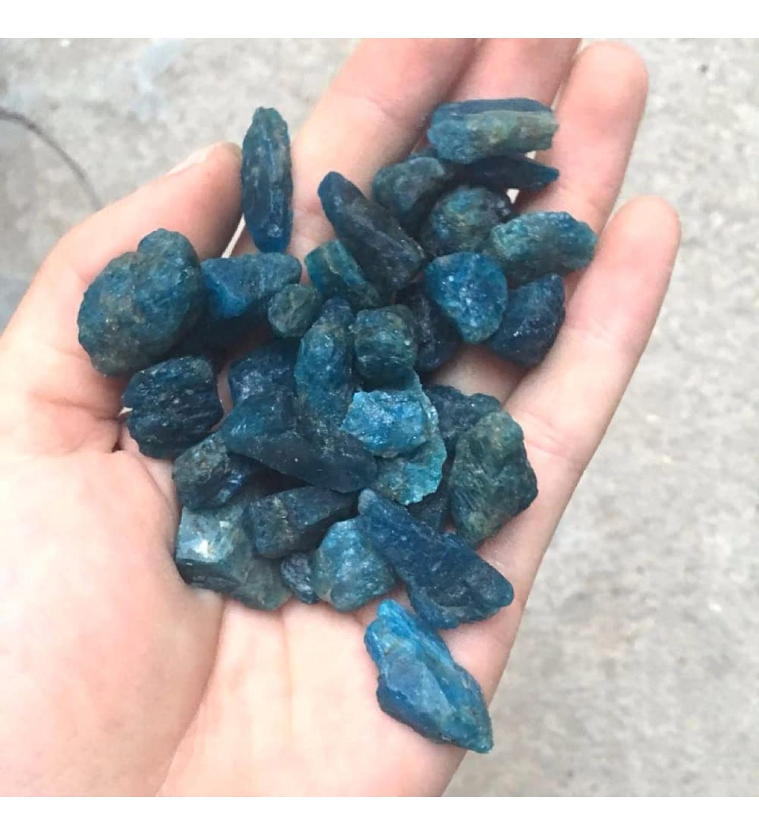 Natural Crystal Rough 100g Natural raw Blue Apatite Rough and Gem s - Buy Online on GoSupps.com