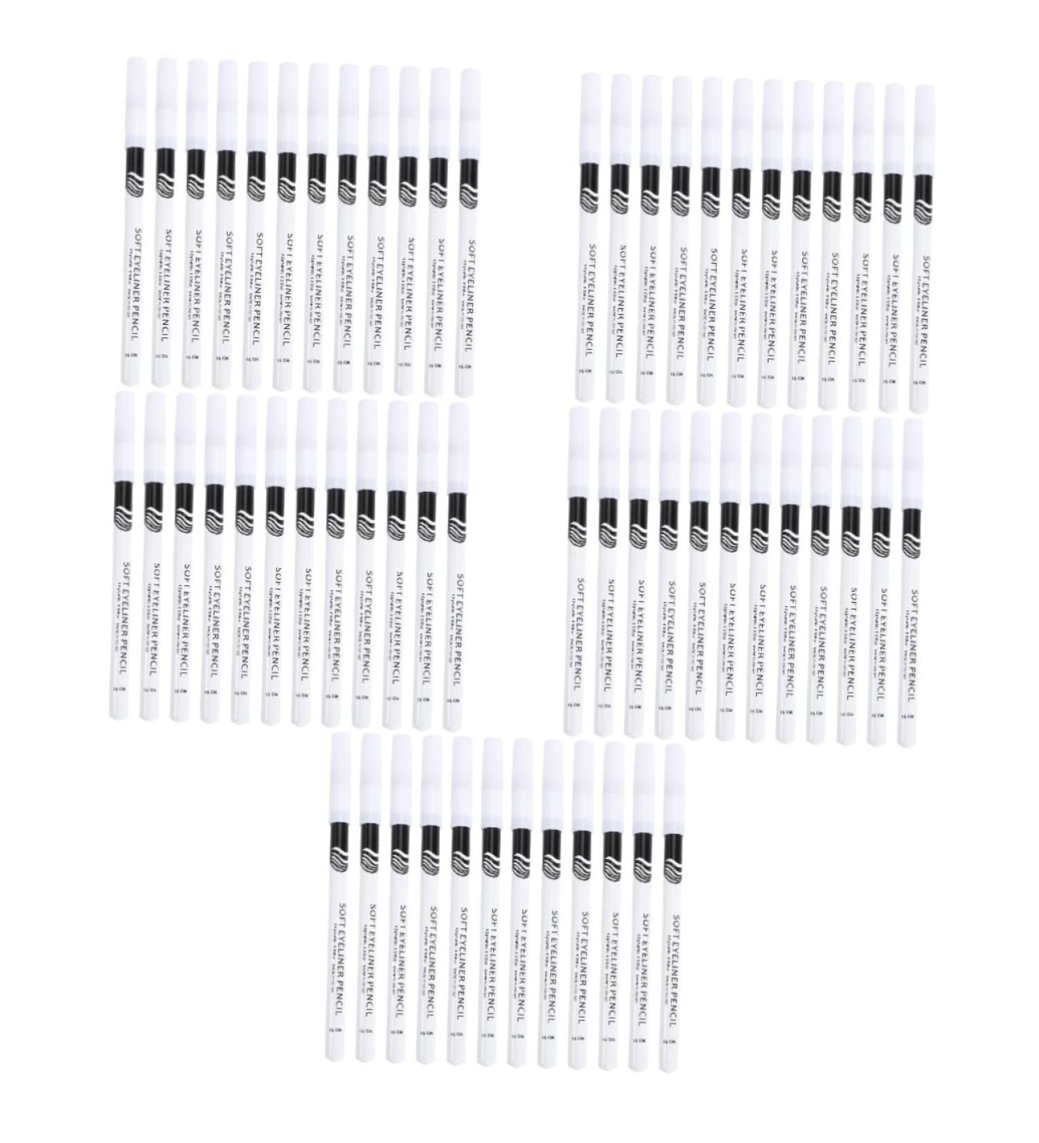 FOMIYES 60 Pcs Eyeliner Pencil Highlighters White Pencil Makeup Colored Lying Silkworm Pen Liquid Makeup Set - Buy Online on GoSupps.com