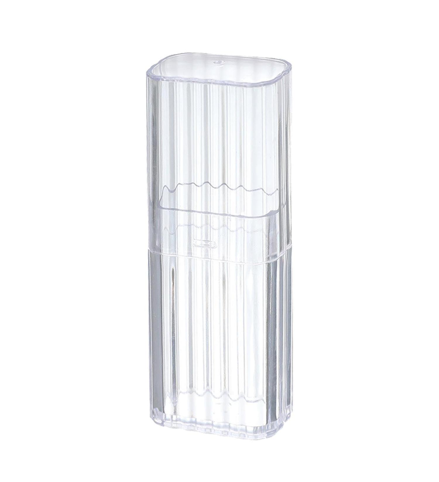 Buy Lambo Portable Tooth Holder & Dental Floss Dispenser - Clear Acrylic Storage Box for Toothpicks Hair Accessories & More! - Buy Online on GoSupps.com