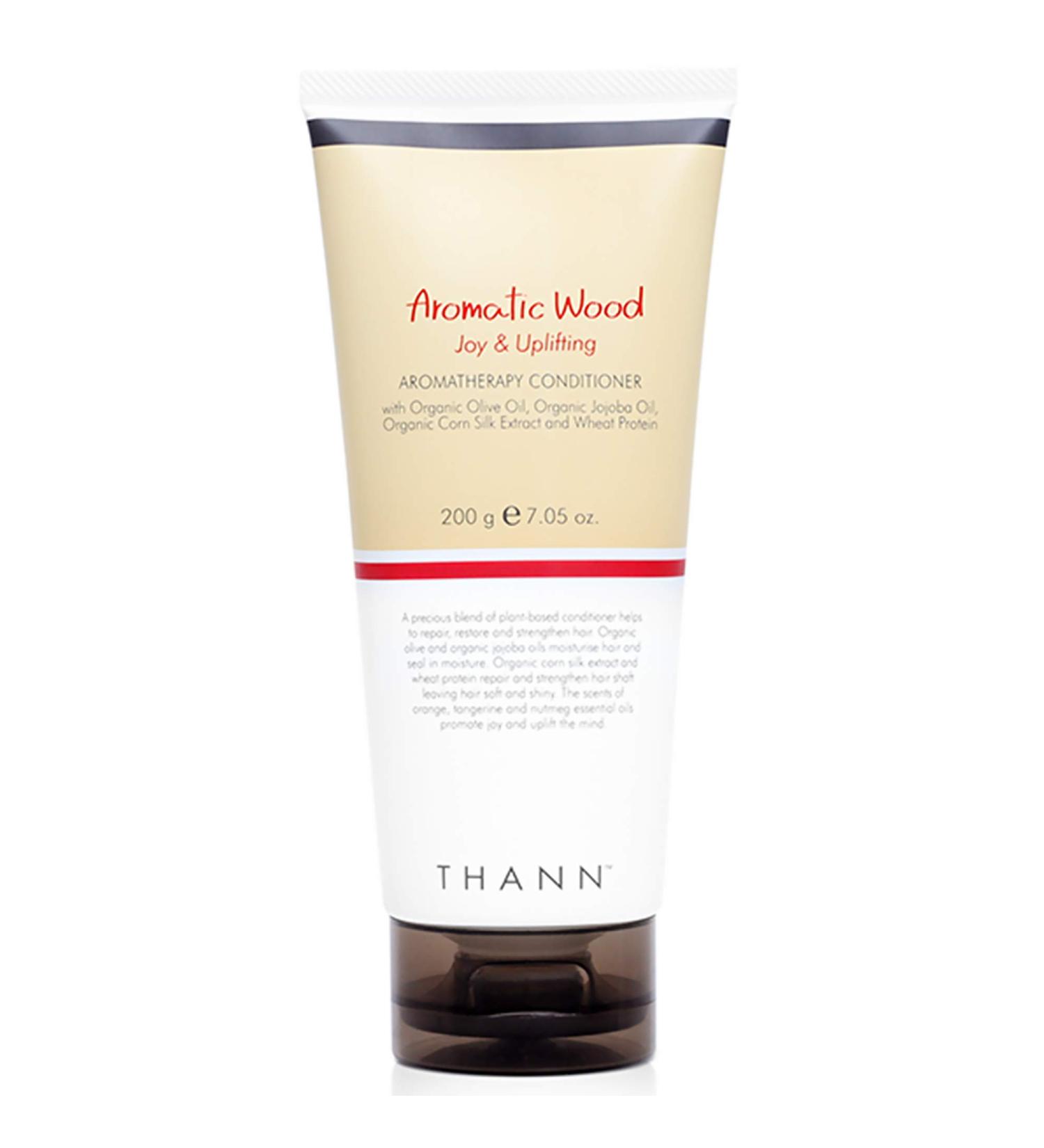 Thann Aromatic Wood Aromatherapy Hair Conditioner - Moisturizing & Strengthening Citrus Scent Paraben & Sulfate Free 200 ML - Ideal for Men & Women - Buy Online on GoSupps.com