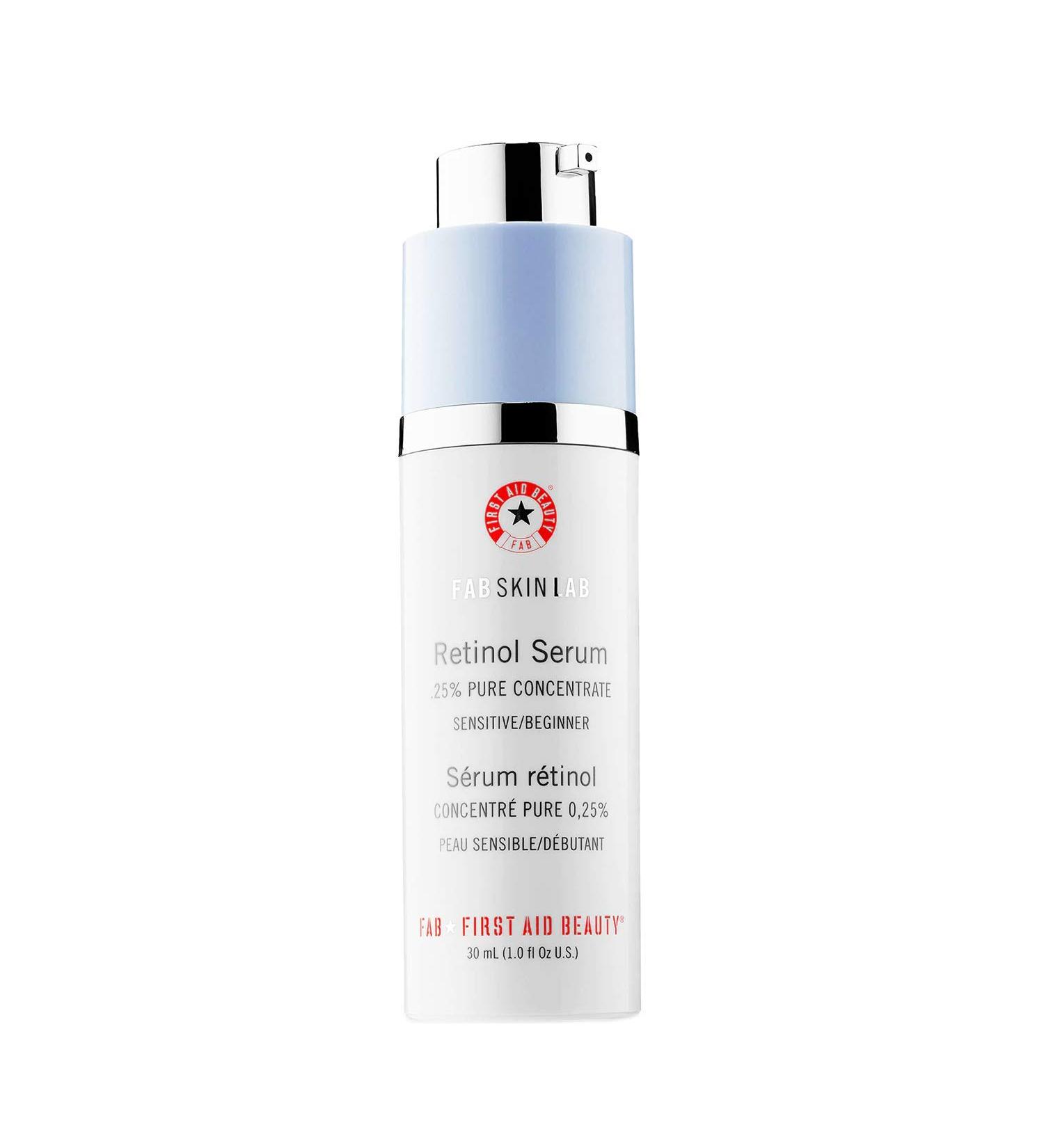 First Aid Beauty FAB Skin Lab Retinol Serum 0.25% Pure Concentrate 1.0 Oz - Anti-Aging Serum for Sensitive Skin - Buy Online on GoSupps.com