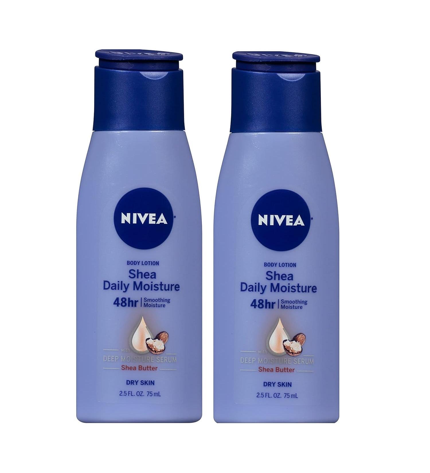 Nivea Smooth Sensation Body Lotion 2.5 Fl. Oz. (Pack of 2)