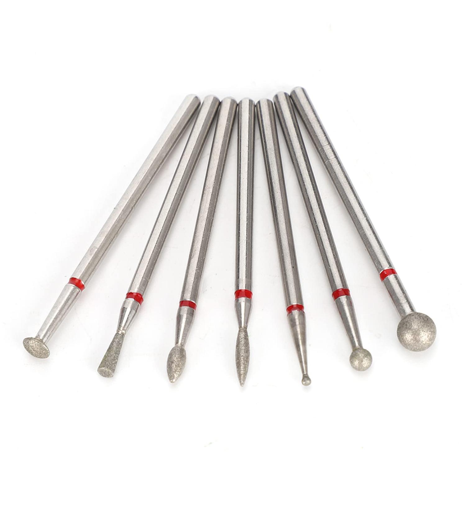 Sand Electric Manicure Grinding Head Nail Art Manicure Drill Bit Accessory NO.05 NO.06 NO.07 NO.08 NO.09 for Nails Glass Plastic with Tungsten Steel Material (NO.05) - Buy Online on GoSupps.com