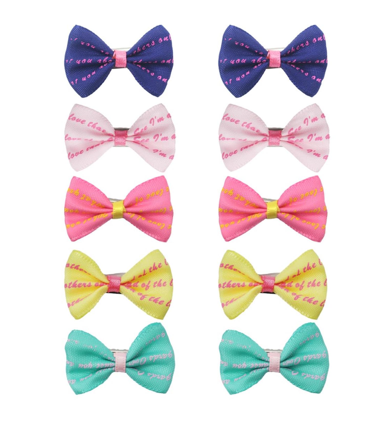 Ebho 10-Piece Small Dog Hair Accessories Set | Rubber Band Loops for Long-Haired Dogs & Cats - Buy Online on GoSupps.com