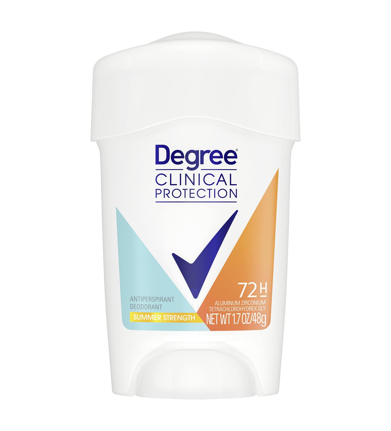 Degree Clinical Protection 72-Hour Antiperspirant Deodorant - Summer Strength for Women 1.7 oz - Buy Online on GoSupps.com