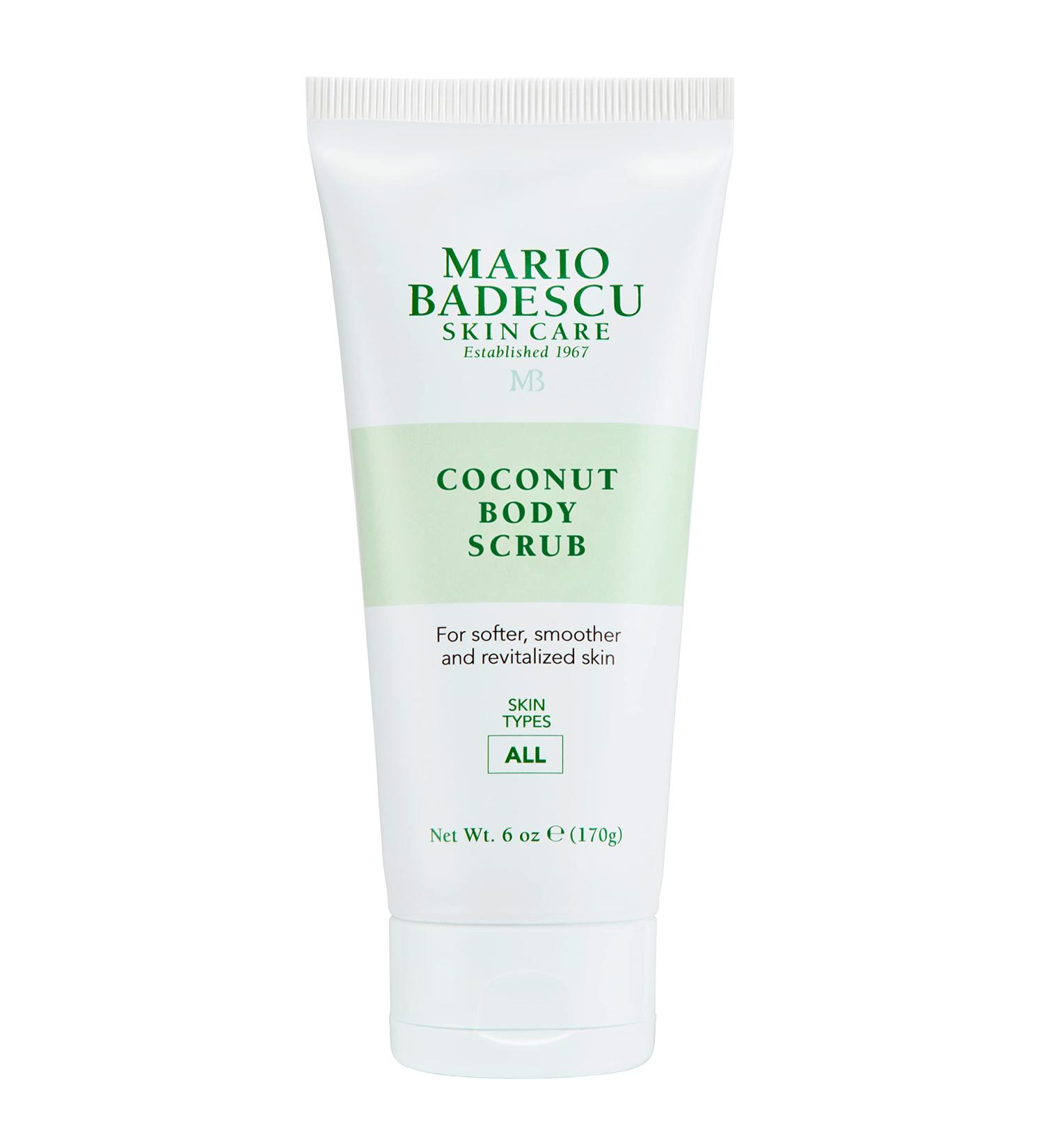Mario Badescu Coconut Body Scrub 6 OZ | Softening Scrub for All Skin Types | Niacinamide & Salicylic Acid Formula | International Shipping Available - Buy Online on GoSupps.com