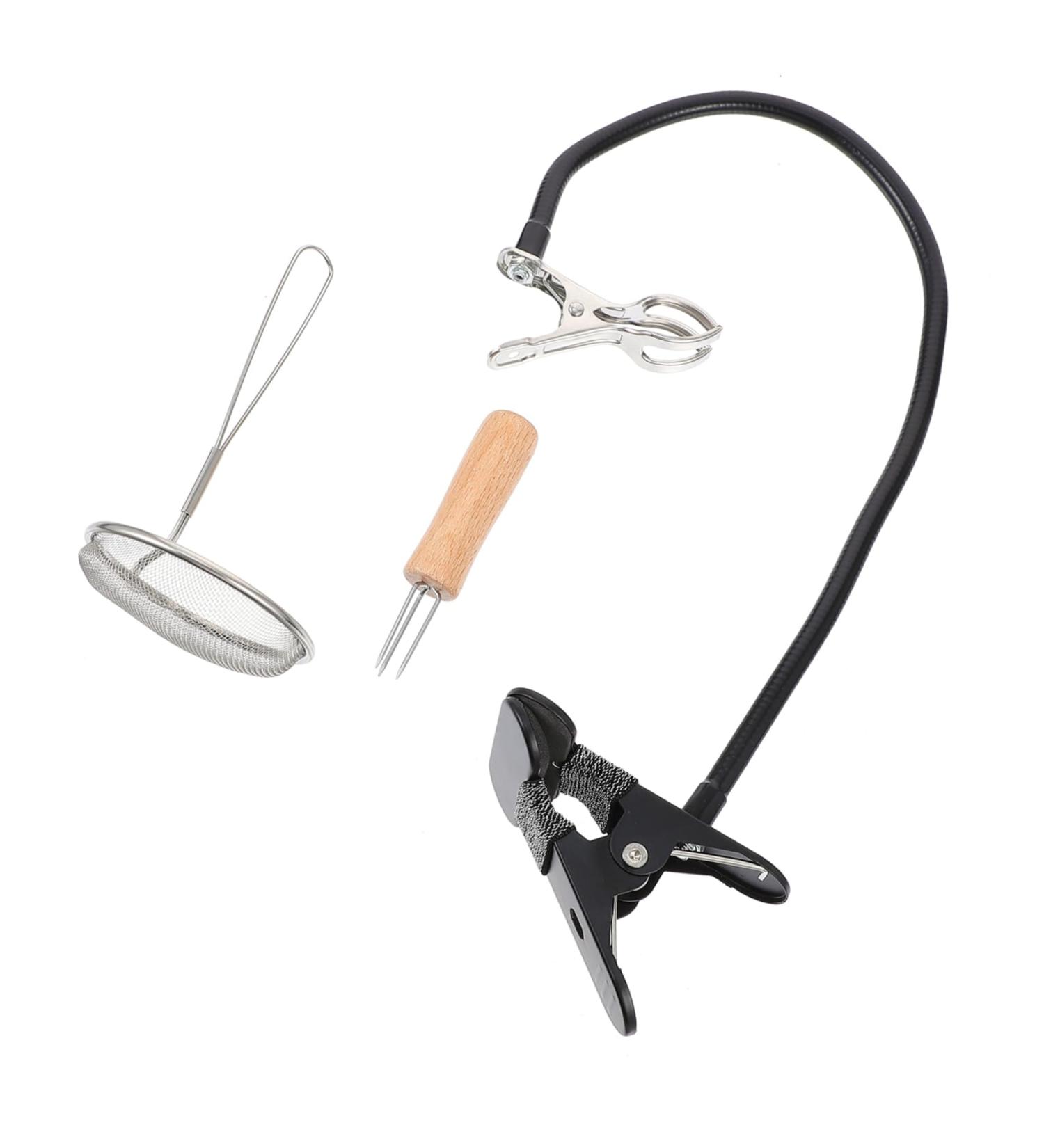 Homsfou Moxibustion Clip Set - Warmwood Moxa Stick Holder for Home & Outdoor Use | Complete Moxibustion Tool Rack - Buy Online on GoSupps.com