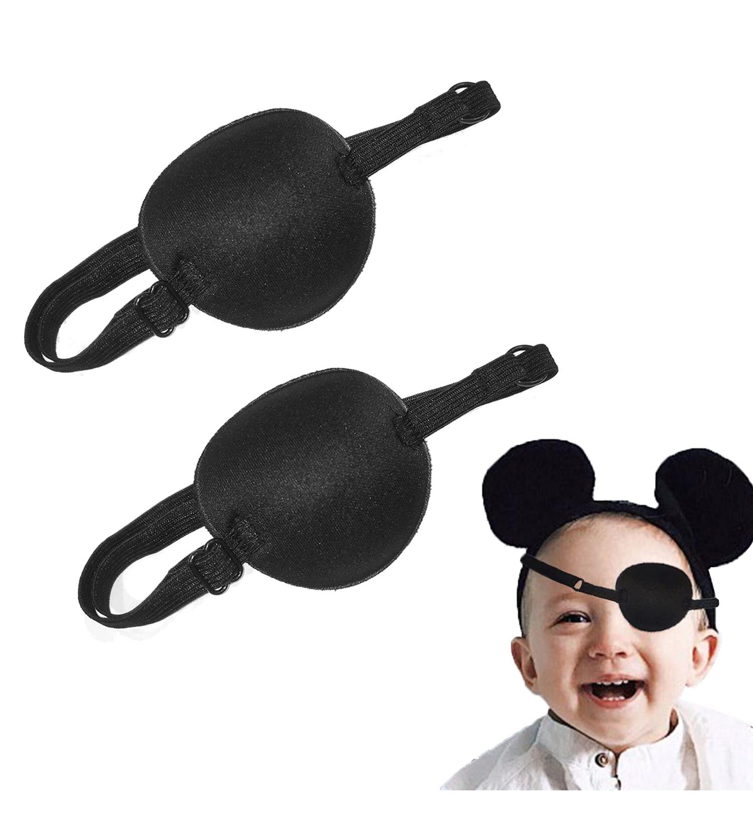 2-Piece Adjustable Single Eye Mask Set | Cosplay & Pirate Eye Masks for Kids & Adults | Comfortable Stretchy & Ideal for Amblyopia - Buy Online on GoSupps.com