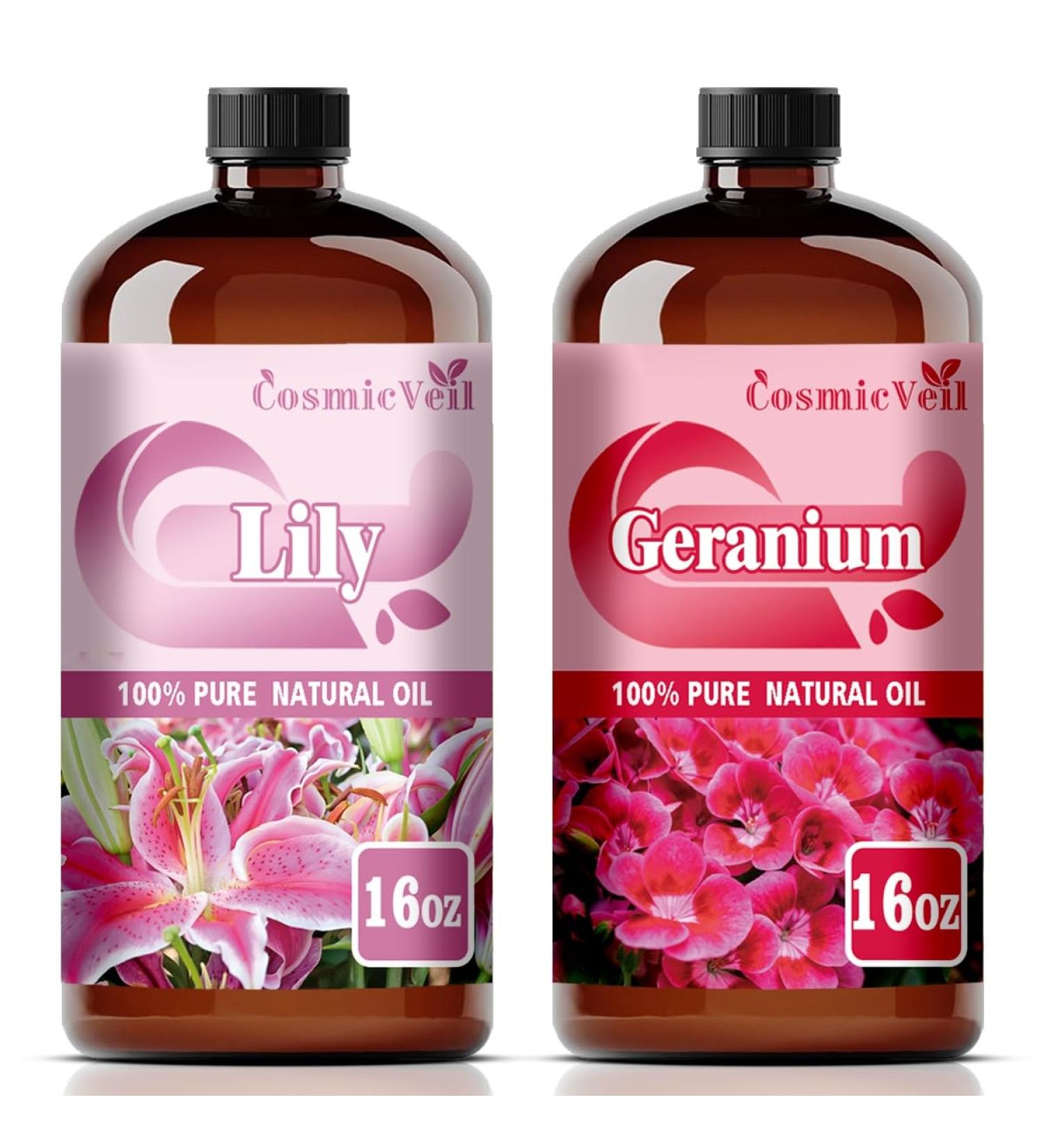 Lily Essential Oil and Ocean Breeze Essential Oil 16 Fl Oz (480Ml) Fragrance Oil for Aroma Diffuser Humidifier Home Fragrance Spa Cleaning Body Care Massage Yoga DIY Candle - Buy Online on GoSupps.com
