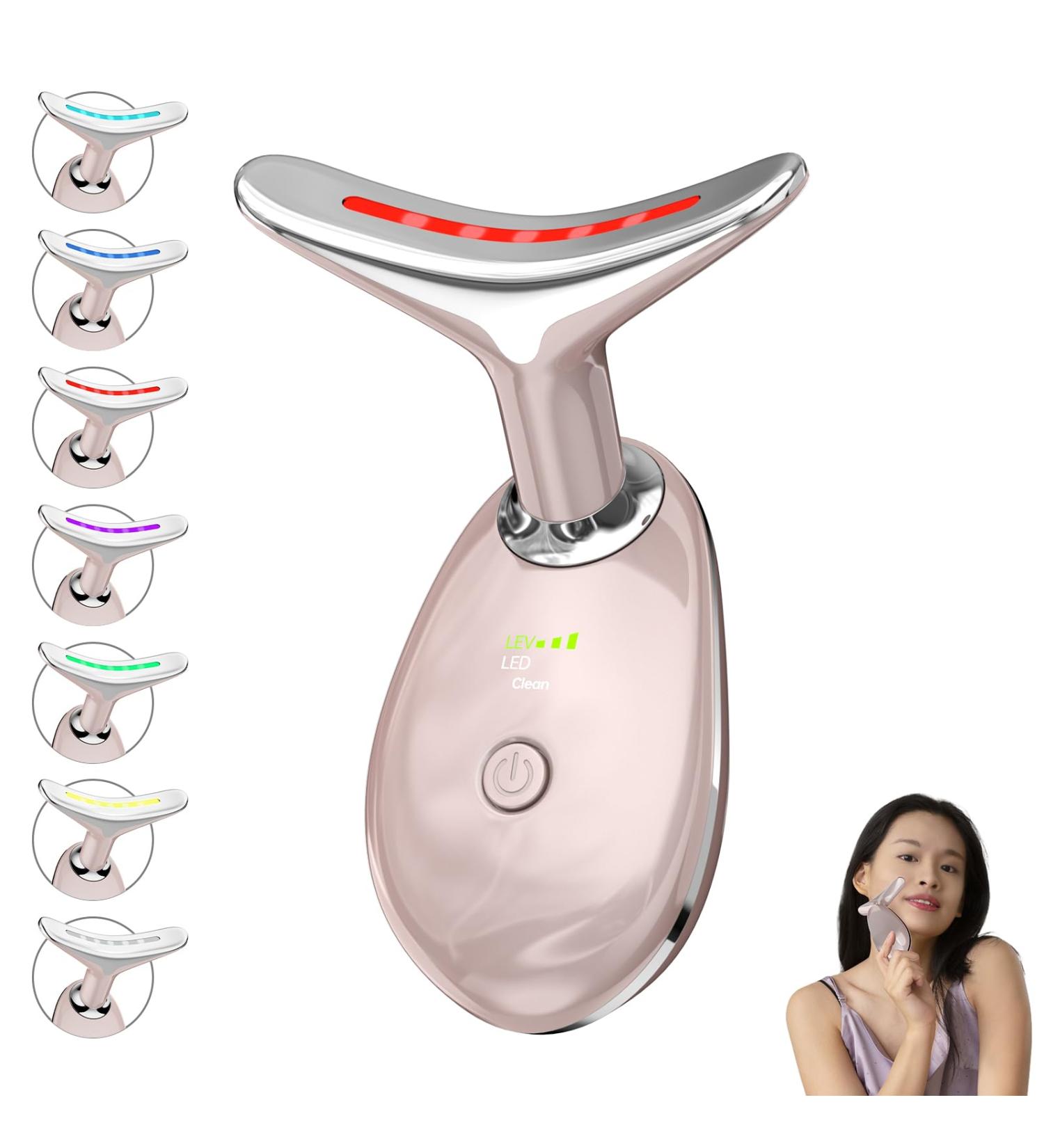 Buy Floverkity LED Face Massager - Red Light Therapy Device for At-Home Skin Care - Buy Online on GoSupps.com