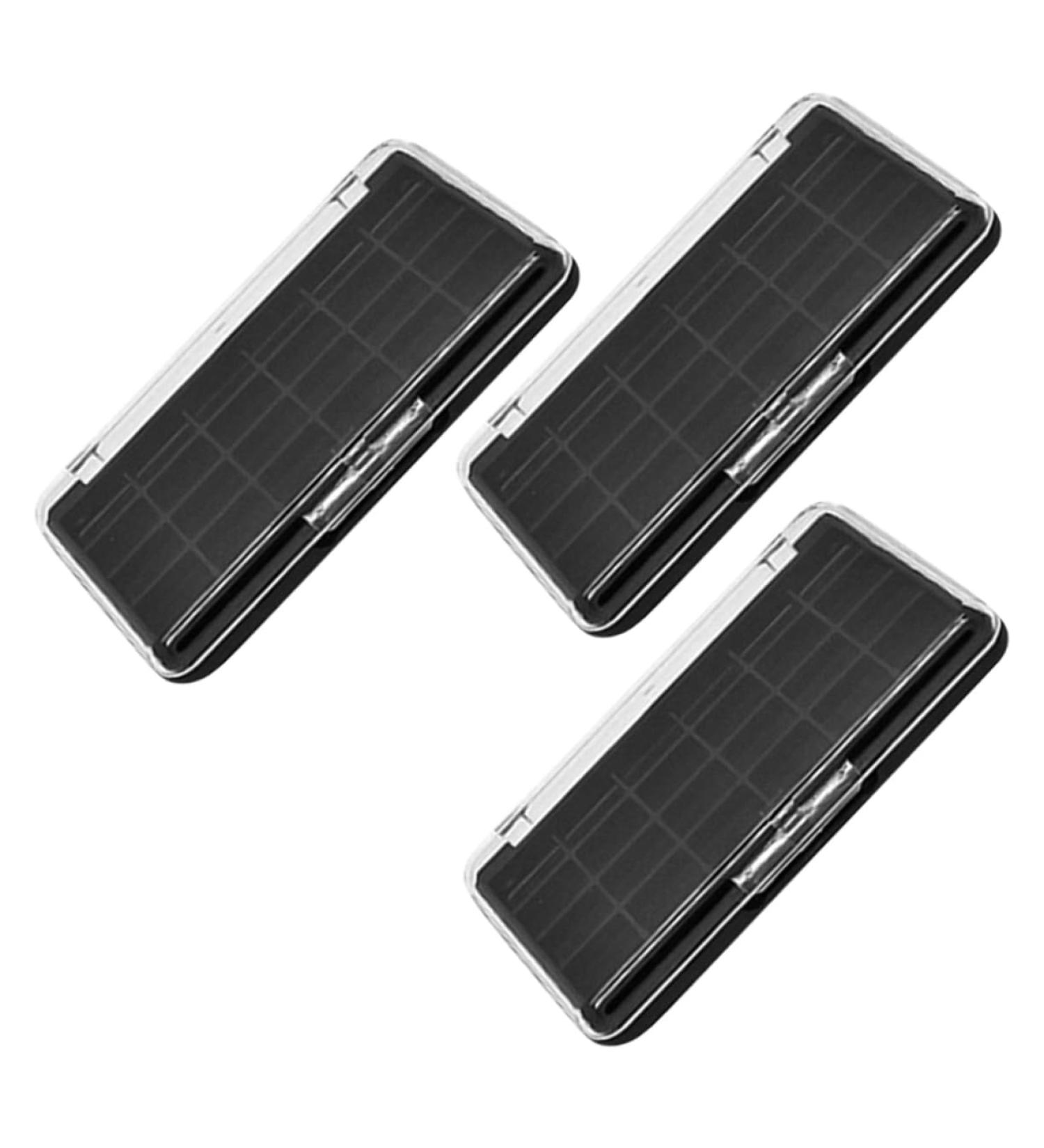 IWOWHERO Plastic Stand 3Pcs Box Portion tray paint container empty Eyeshadow Pressing Plate pigment color test travel - Buy Online on GoSupps.com