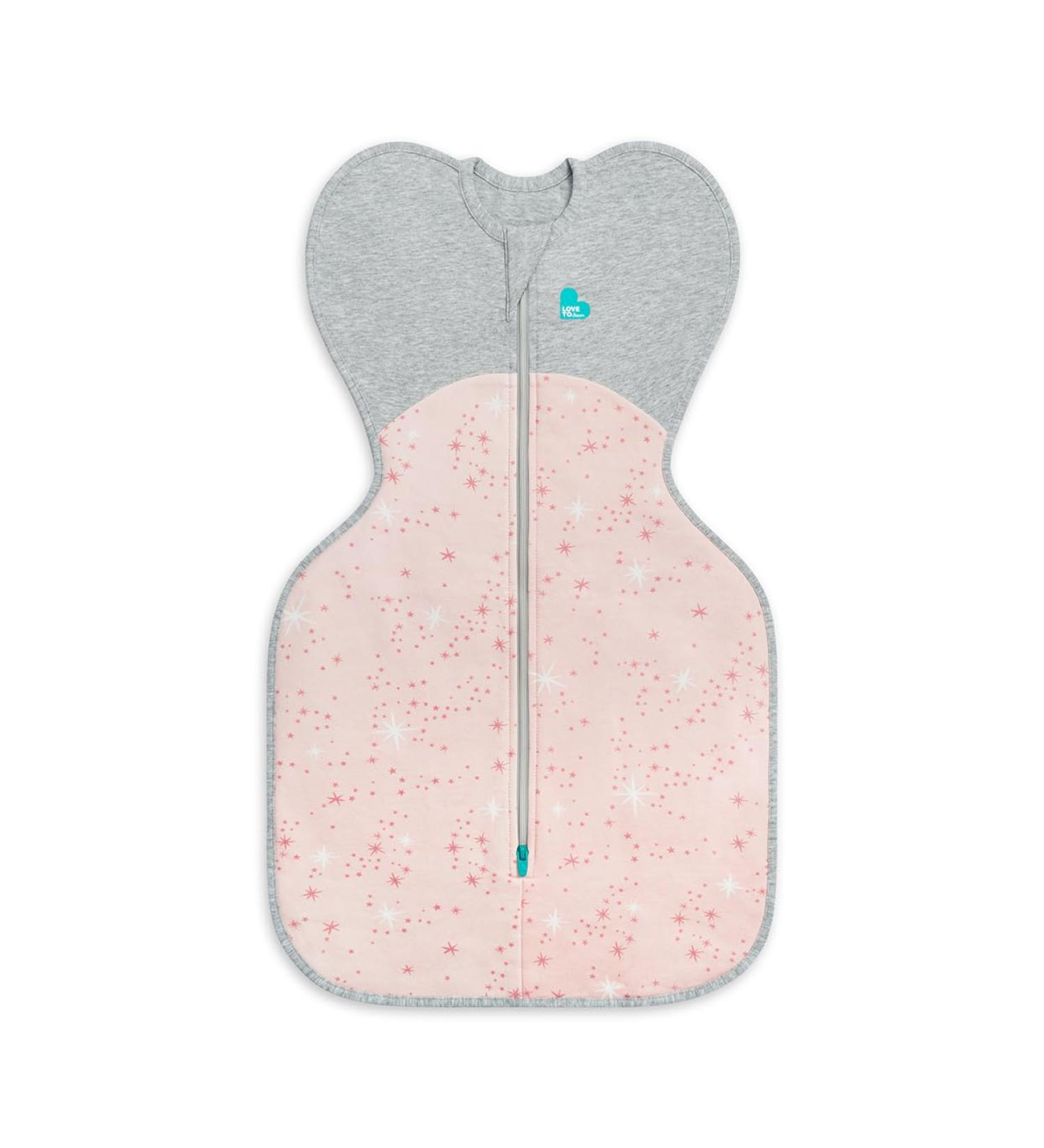 Love To Dream Swaddle UP Self-Soothing Baby Sleeping Bag - Light Pink Medium 18-24 Months (6-8.5kg) | Calms Startle Reflex, Promotes Longer Sleep | All Year Round Swaddle for Newborns - North Star Design - Buy Online on GoSupps.com