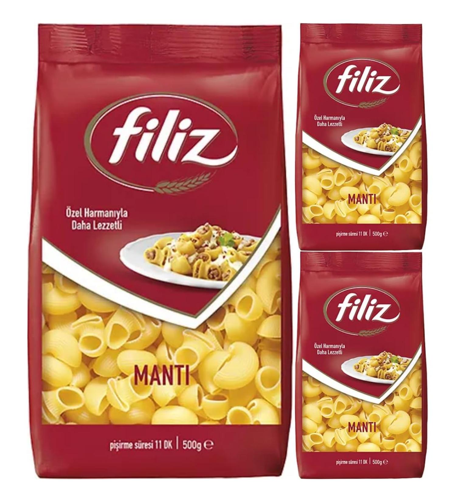 Filiz Pasta Pipe Rigate 500 Gram x 3 Packs - Buy Online on GoSupps.com