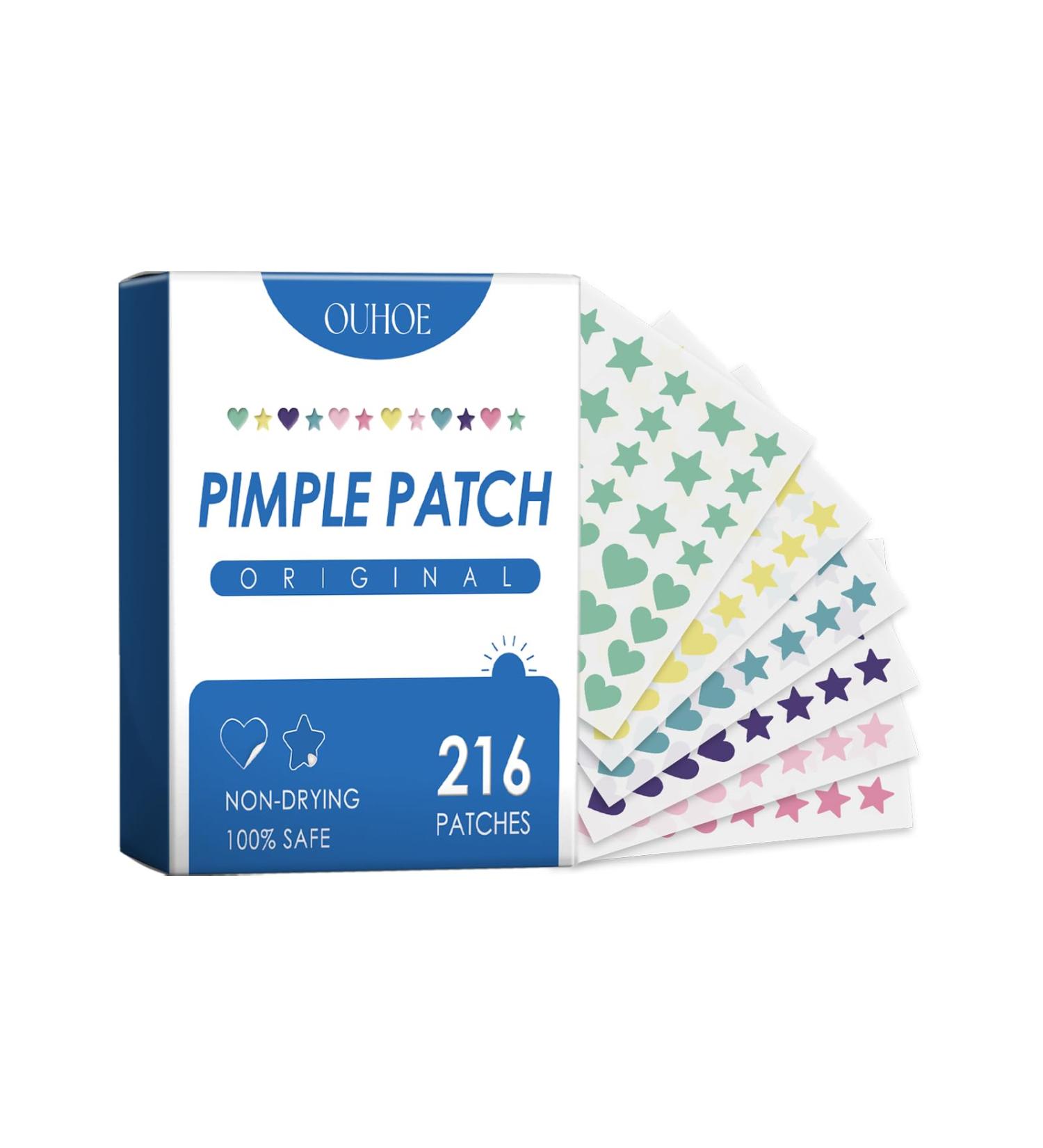 Buy Facial Acne Patches - Hydrocolloid Treatment with Tea Tree Oil & Salicylic Acid | 216 Tablets for Pimples & Blemishes - Buy Online on GoSupps.com