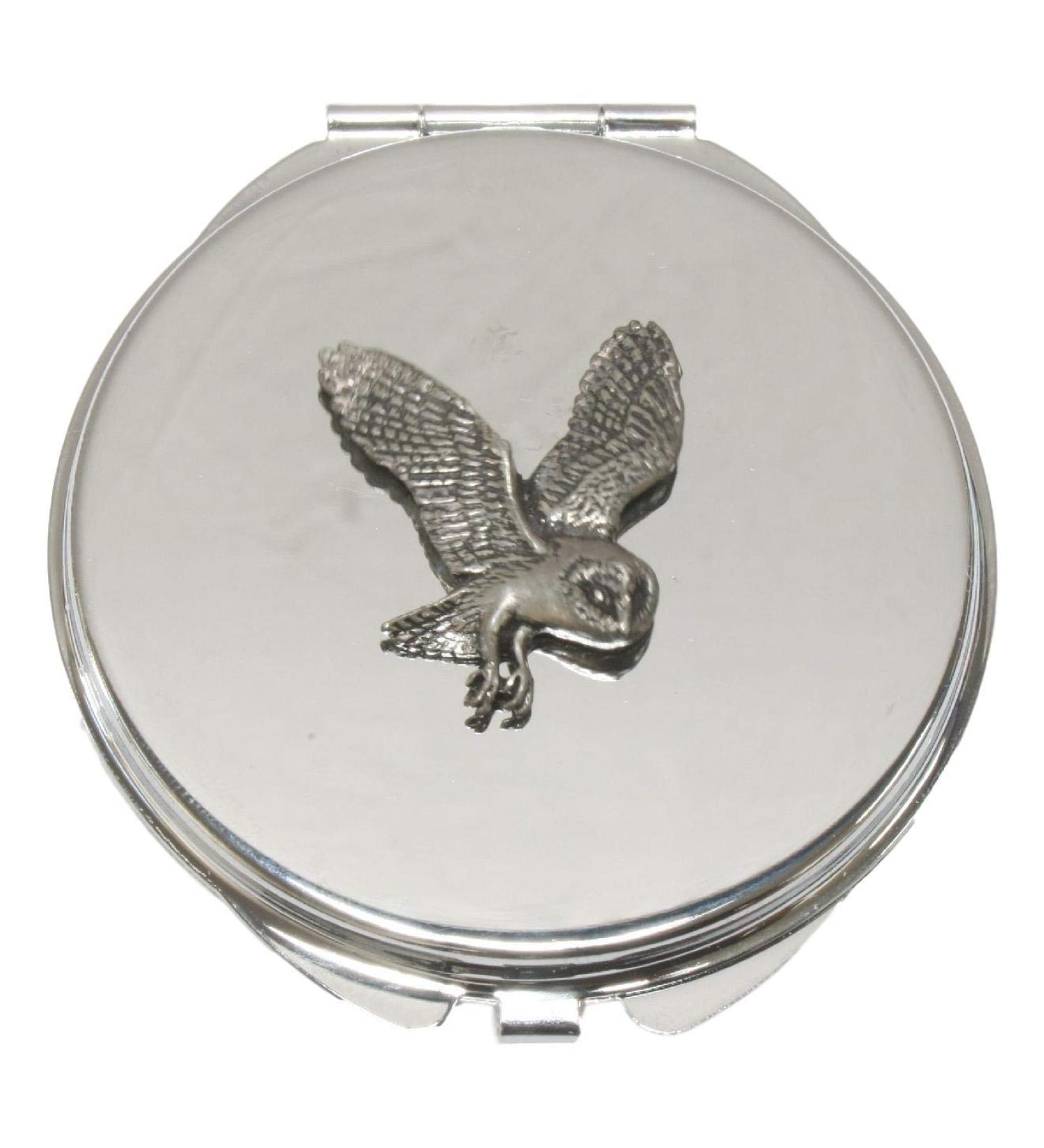 Barn Owl Compact Mirror Handbag Gift With Free Engraving 21 - Buy Online on GoSupps.com