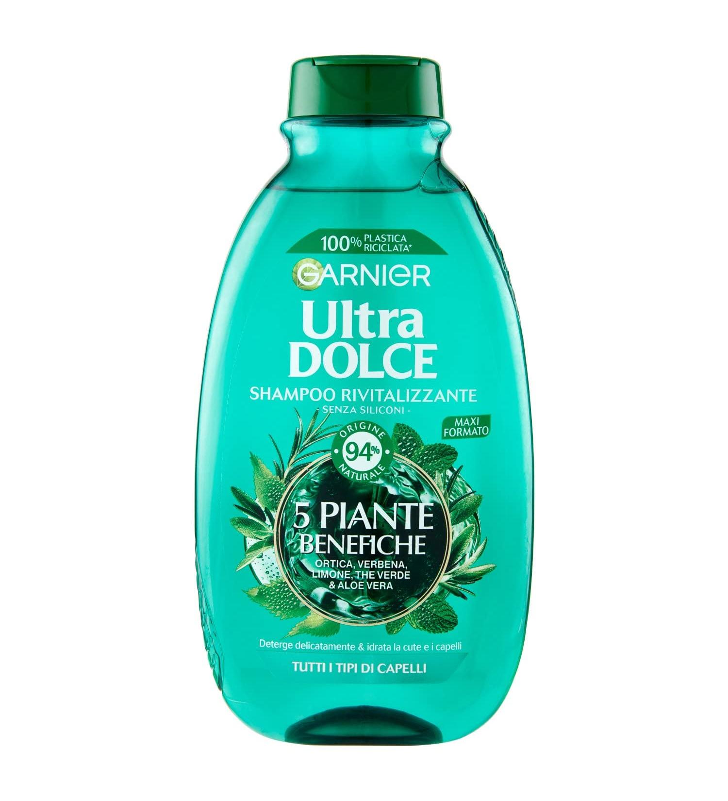  Garnier Garnier Ultra Gentle Shampoo with 5 Plants Shampoo for Normal Hair 300 ml - Buy Online on GoSupps.com