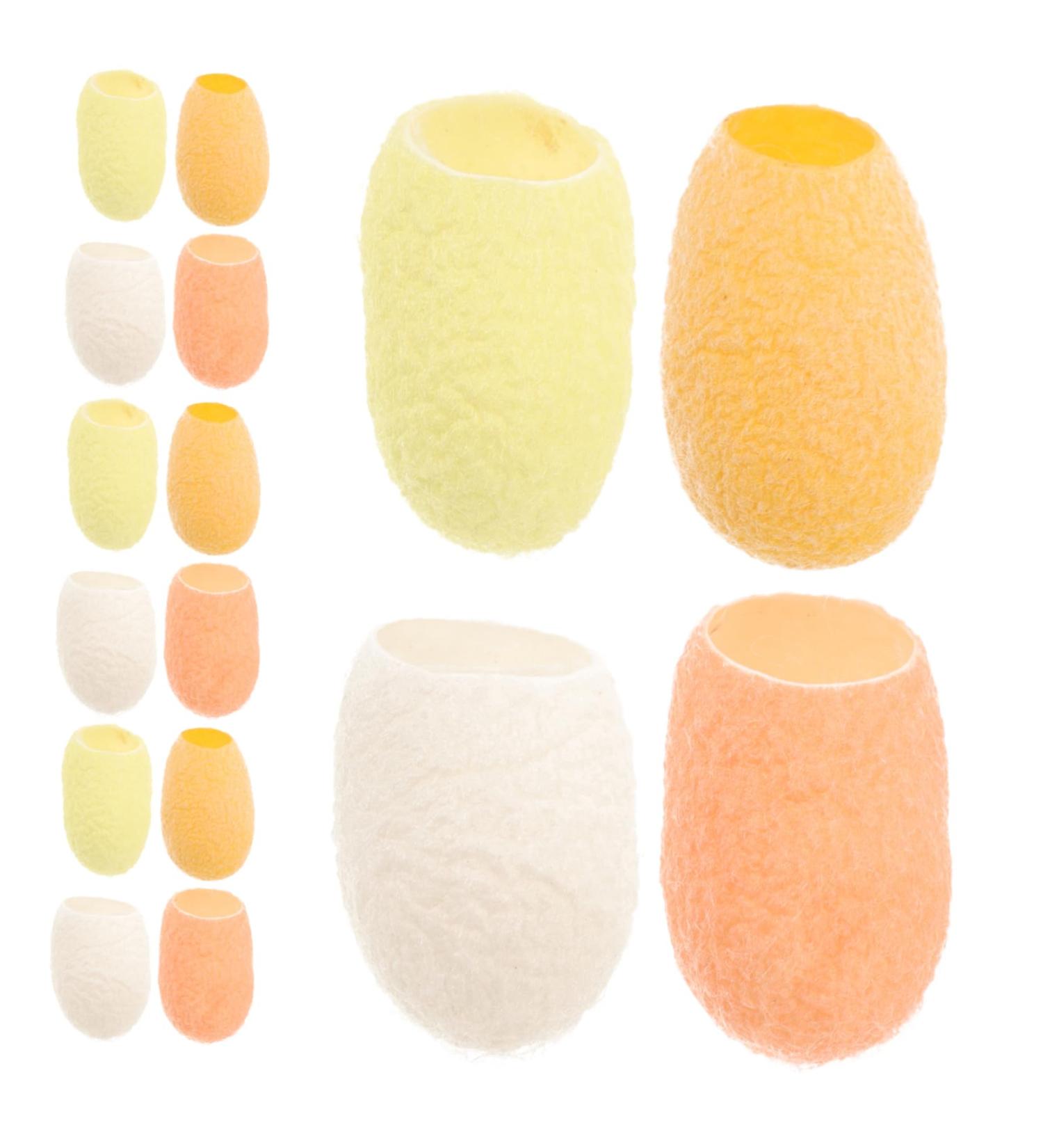 FRCOLOR 20pcs Natural Silk Exfoliating Cocoon Balls for Facial Care - Effective Cleansing & Skin Care Supplies - Buy Online on GoSupps.com