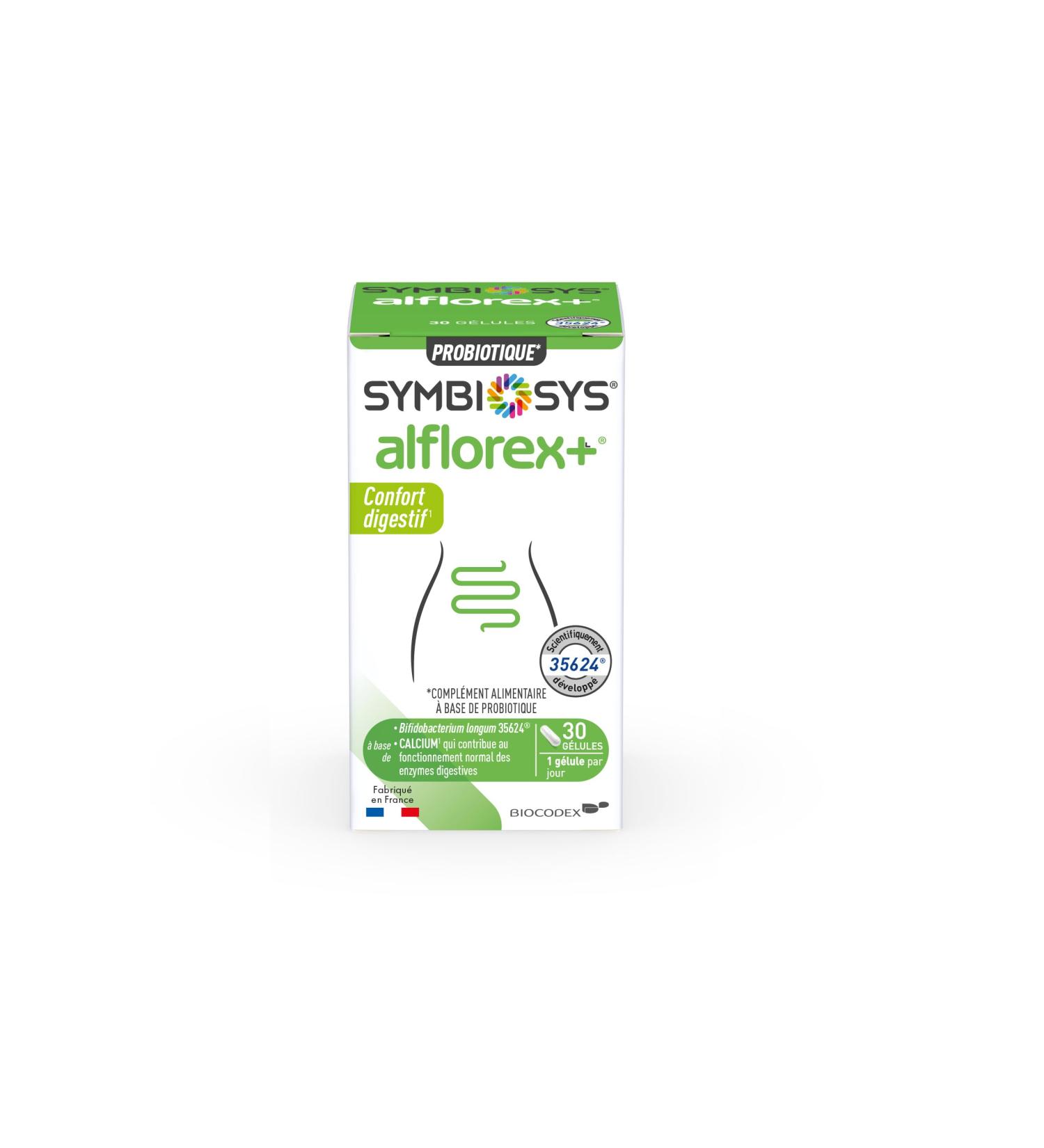 SYMBIOSYS - Alflorex + - Confort Digestif - Compl ment Alimentaire - 30 g lules