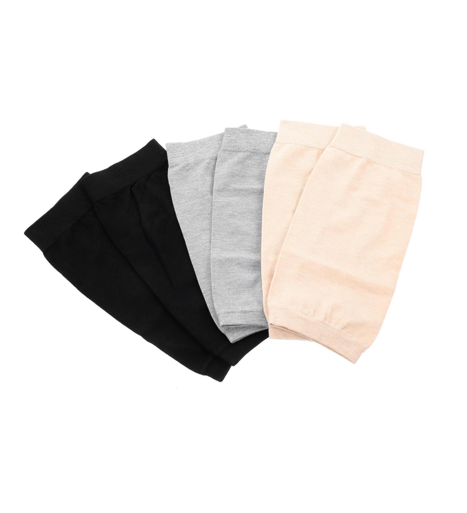 3 Pairs Elbow Brace Pads - Spandex Scar Covering for Men & Women | Keep Warm & Comfortable - Buy Online on GoSupps.com