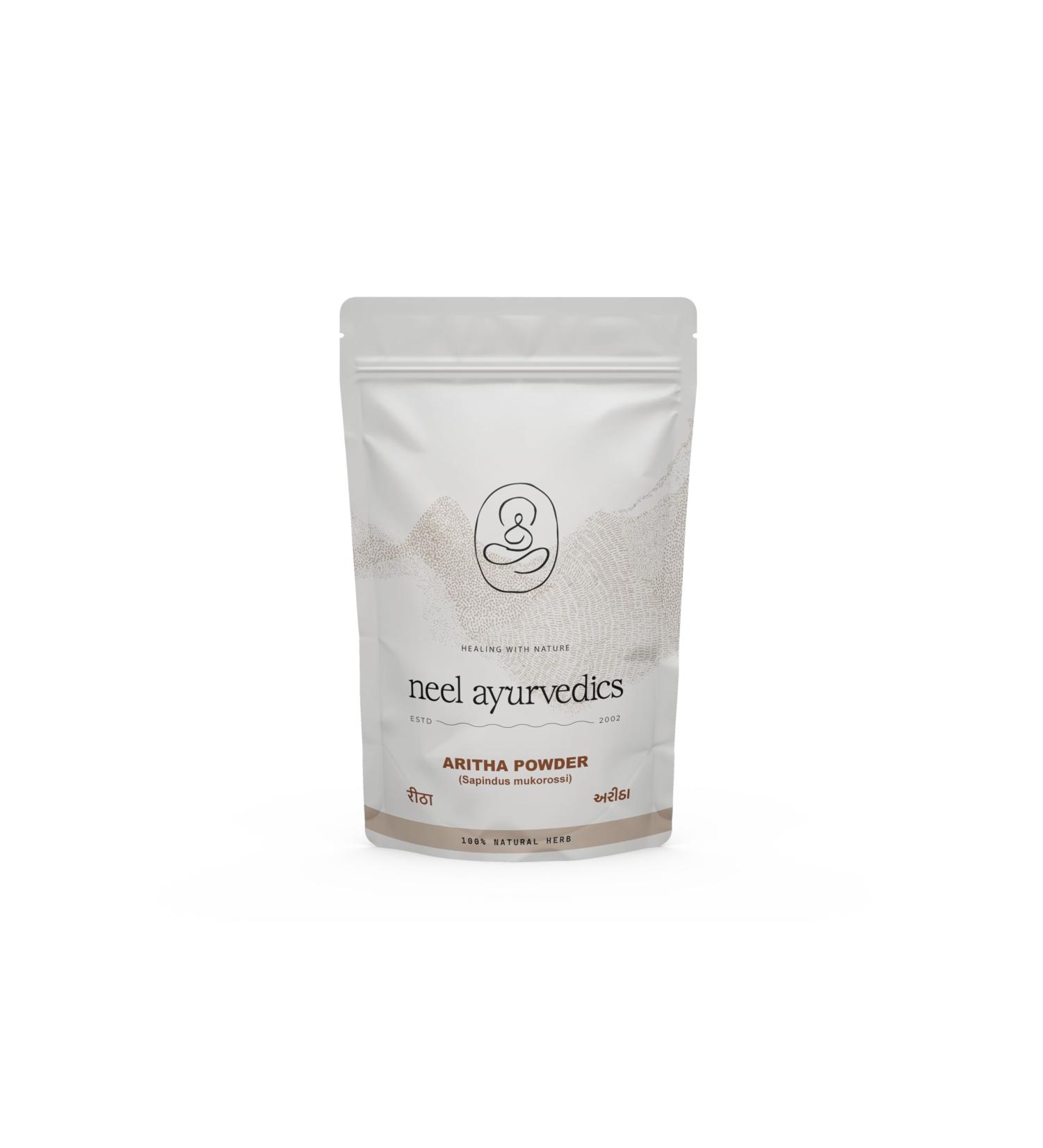 Neel Ayurvedics Reetha Powder | Aritha Powder | Sapindus mukorossi | Indian Soapberry Powder - 300 GM - Buy Online on GoSupps.com