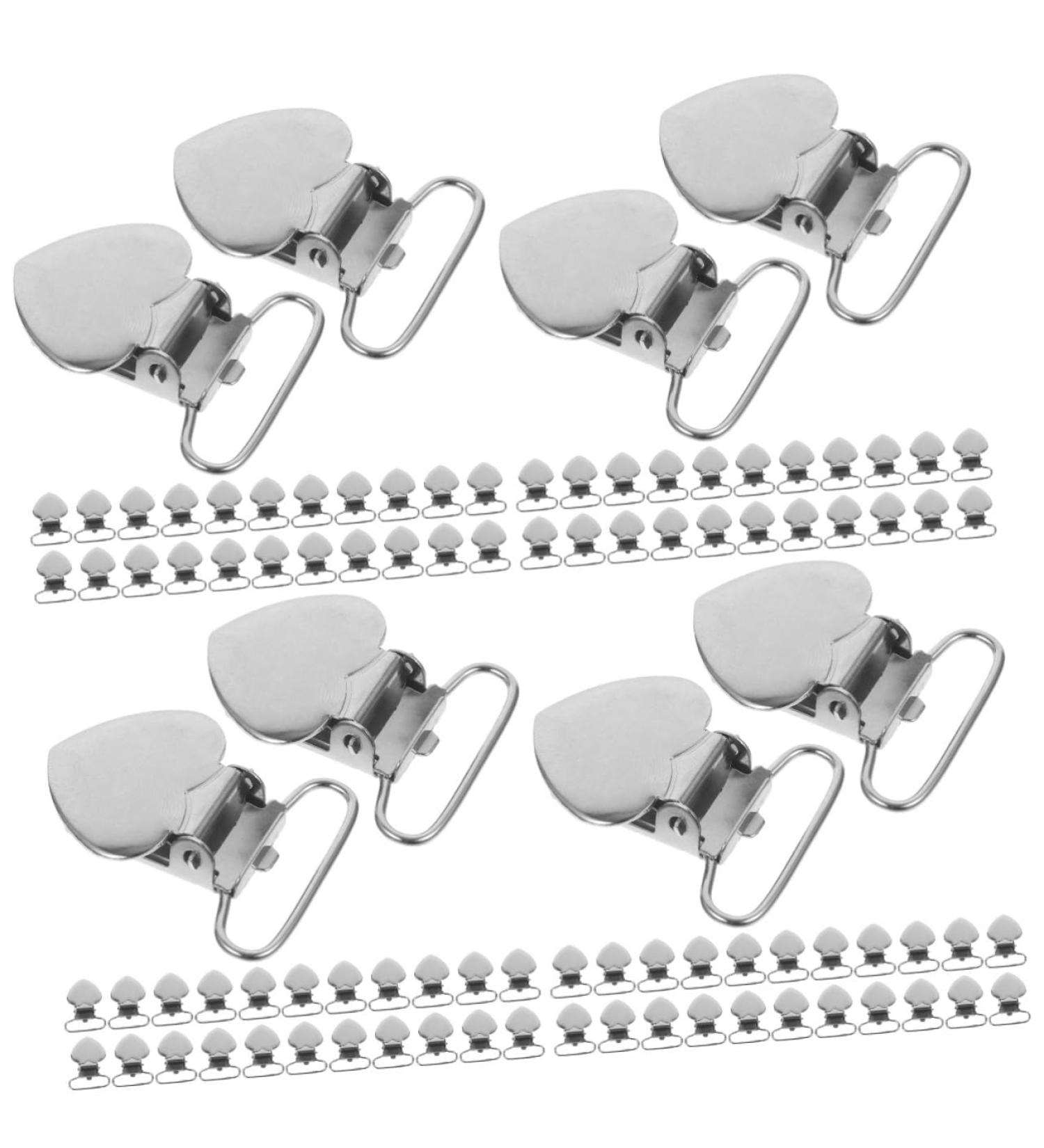 FRCOLOR 120 StK Peach Heart Ceiling Clip Pacifier Clips for Newborns - Secure Fastening Solution | International Shipping - Buy Online on GoSupps.com