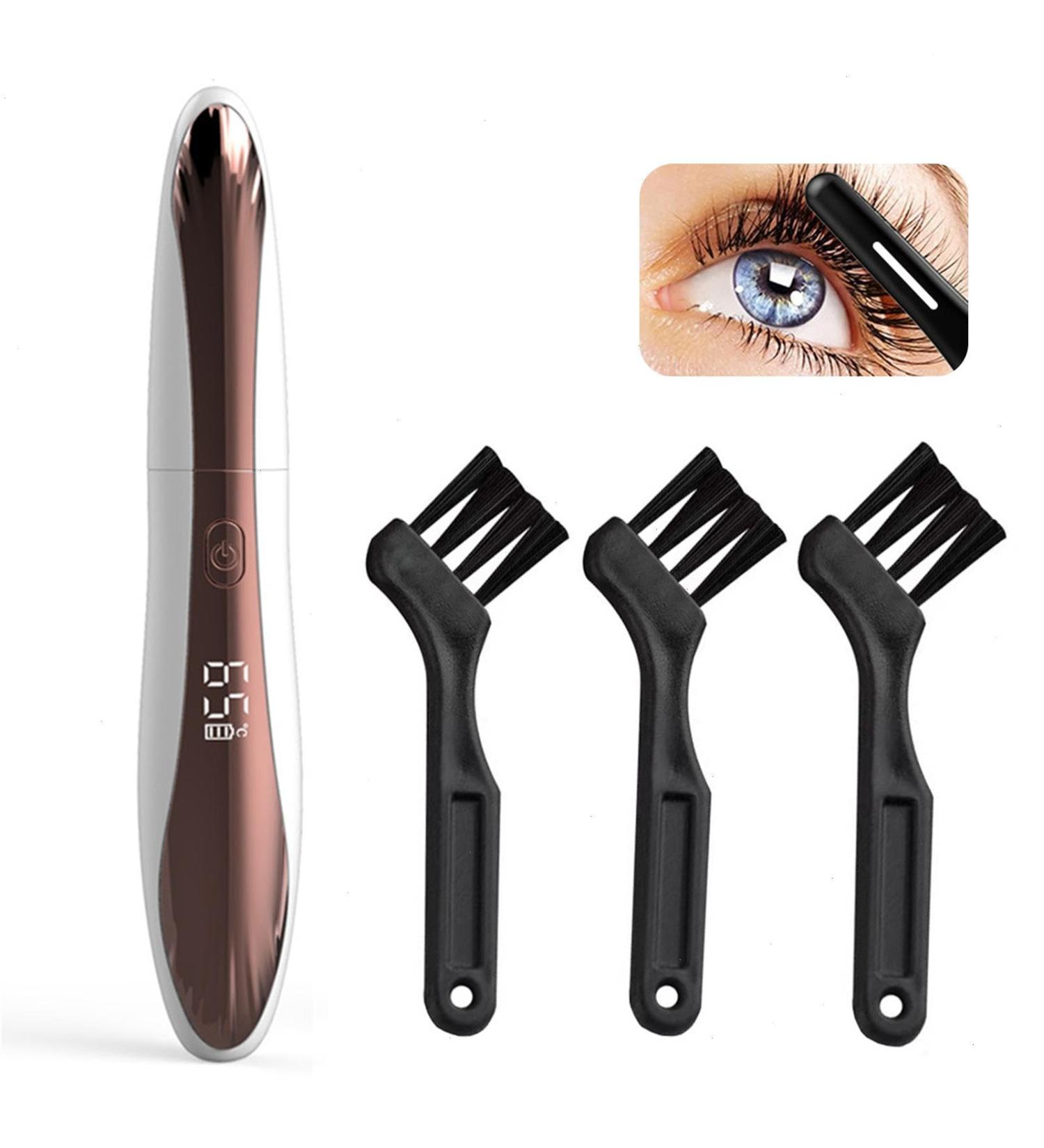 Heated Eyelash Curler Effective Electric Eyelash Curlers Enhanced Dual-Function Brush Head Eyelash Curler Rapid Heating & Long-Lasting Curl#White - Buy Online on GoSupps.com