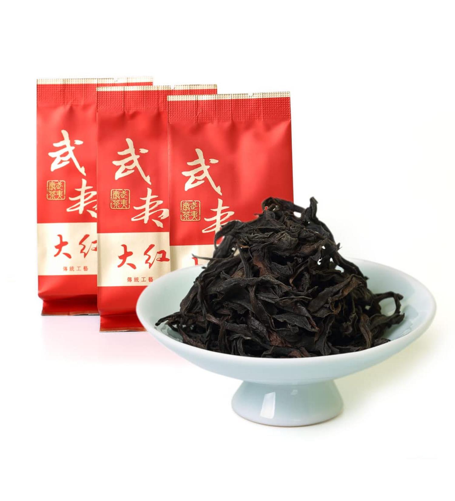  GOARTEA GOARTEA 6Pcs*8g Organic Supreme Da Hong Pao Dahongpao Big Red Robe FuJian Wuyi Mountain Rock Chinese Oolong Tea - Buy Online on GoSupps.com