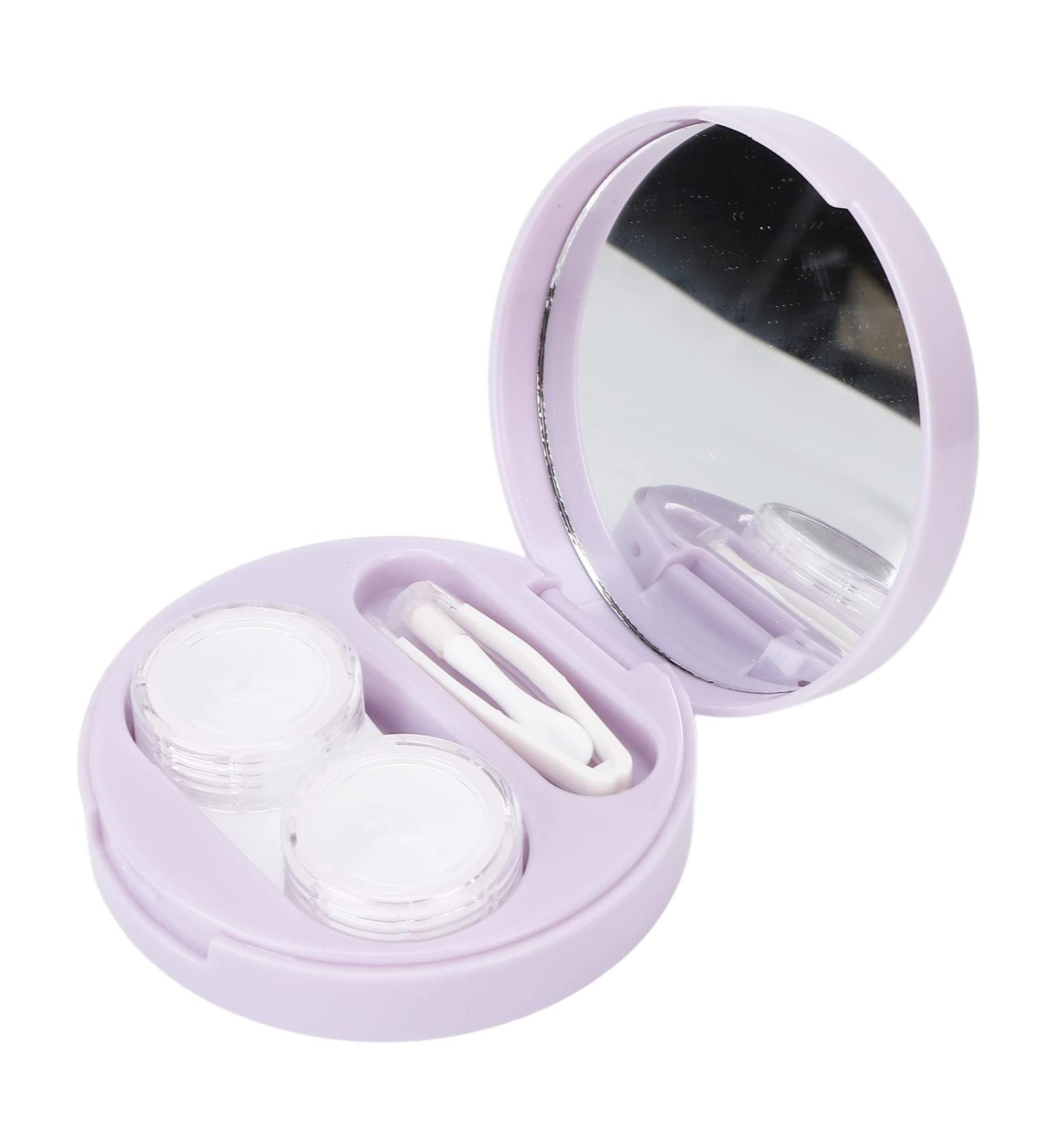 Jonlaki Mini-Colored Contact Lens Holder with Tweezers - Portable Storage for Daily & Home Use | International Shipping Available - Buy Online on GoSupps.com