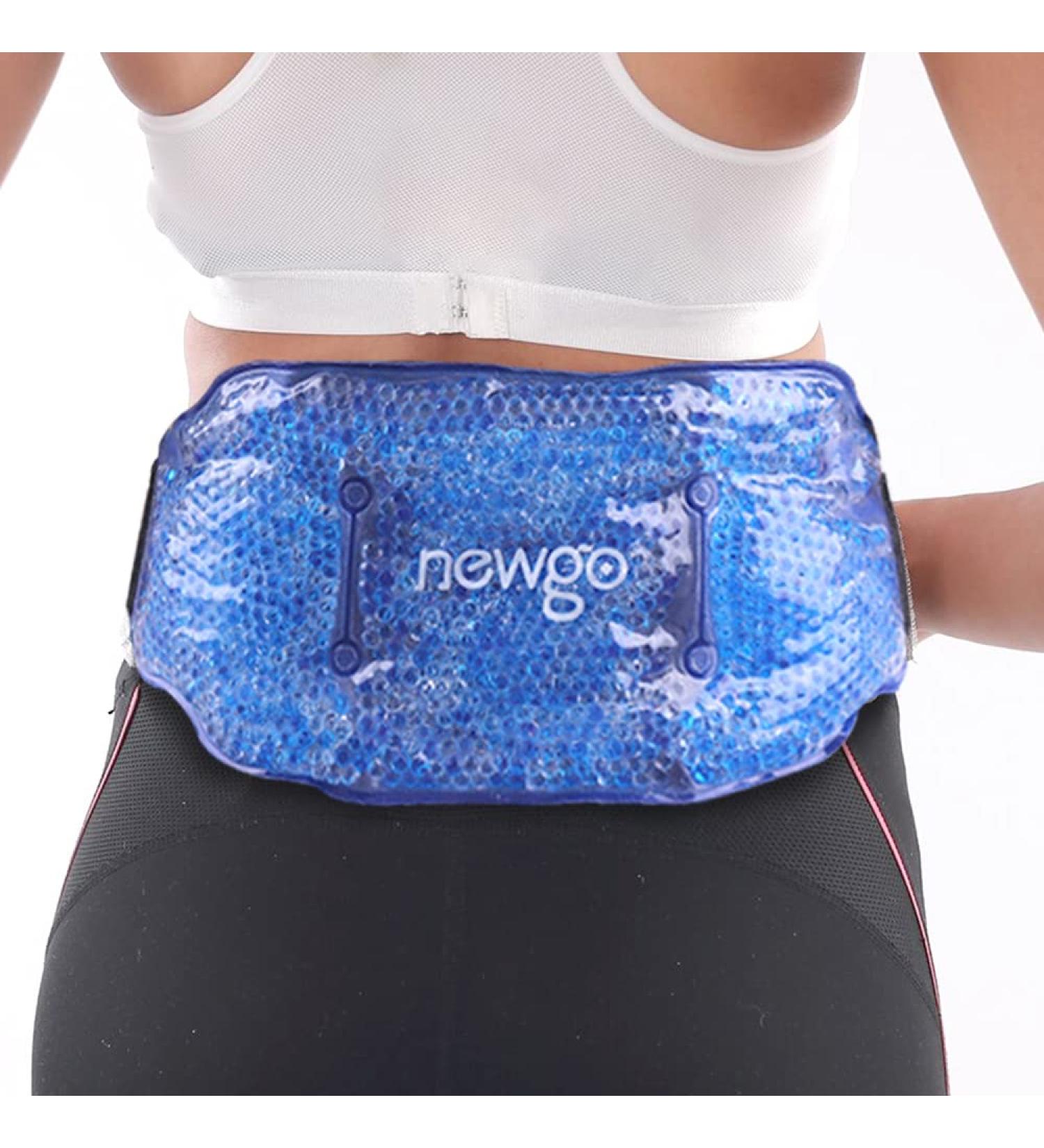 NEWGO Hot Cold Therapy Ice Pack for Back Pain Relief - Sciatic Nerve, Tailbone, Lower Back Injuries - Blue, 1 Pack - Buy Online on GoSupps.com