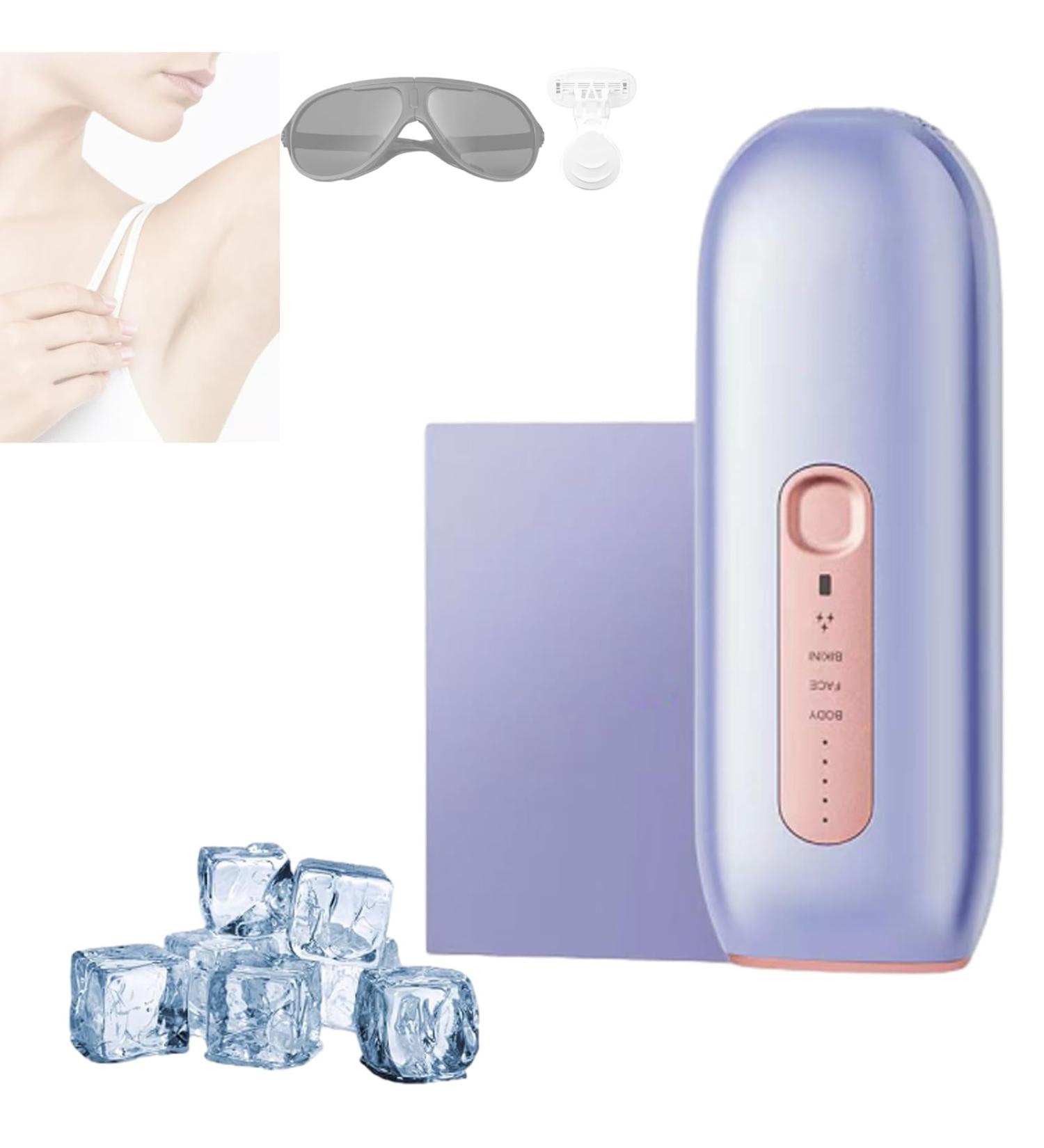 Permanent & Painless Hair Removal Device with Ice Cooling System - International Shipping Available - Buy Online on GoSupps.com