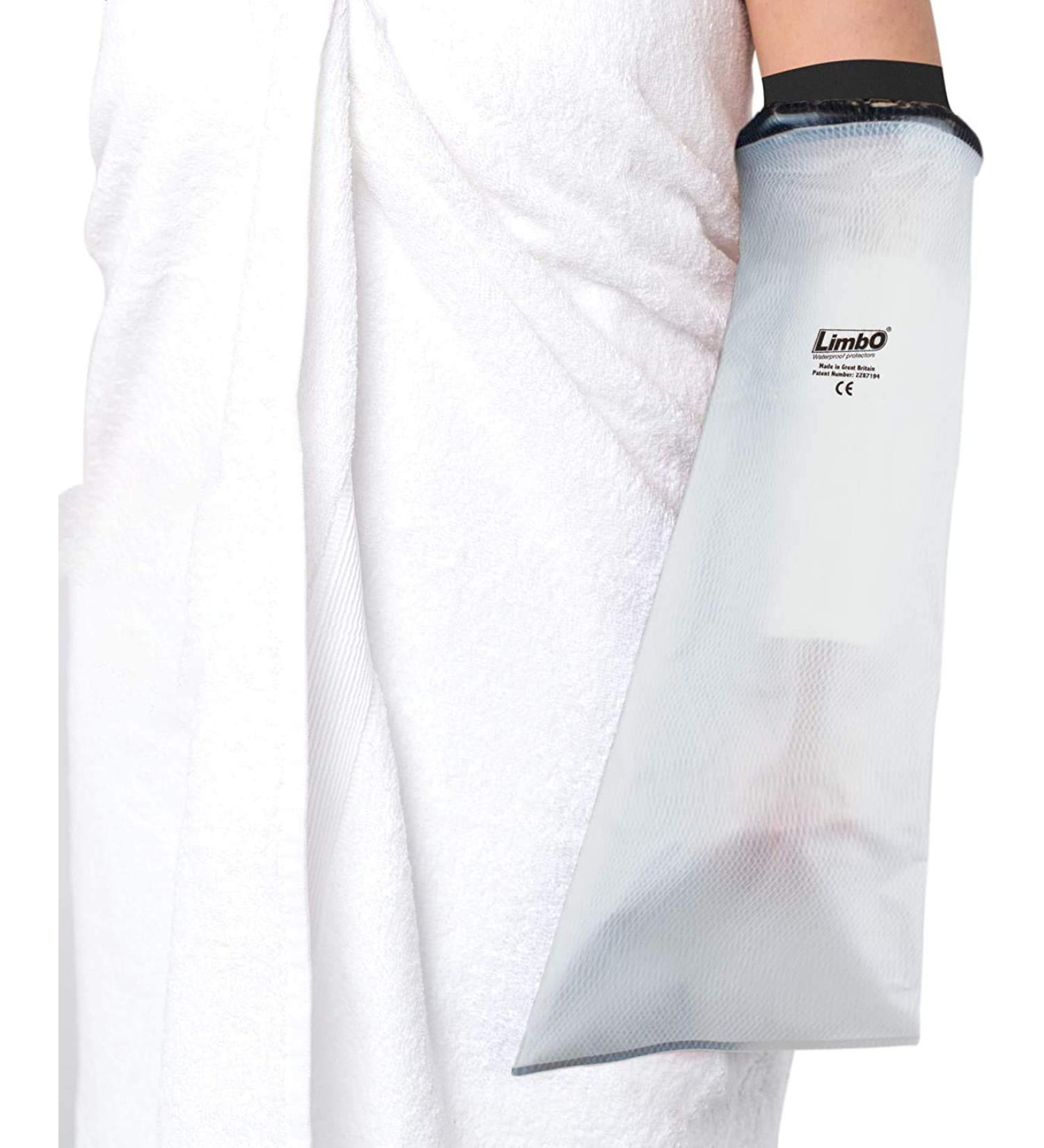 LimbO Waterproof Protector - Adult Half Arm Cast and Dressing Cover (M50A, 22-25 cm Above Elbow Circ.) - Buy Online on GoSupps.com