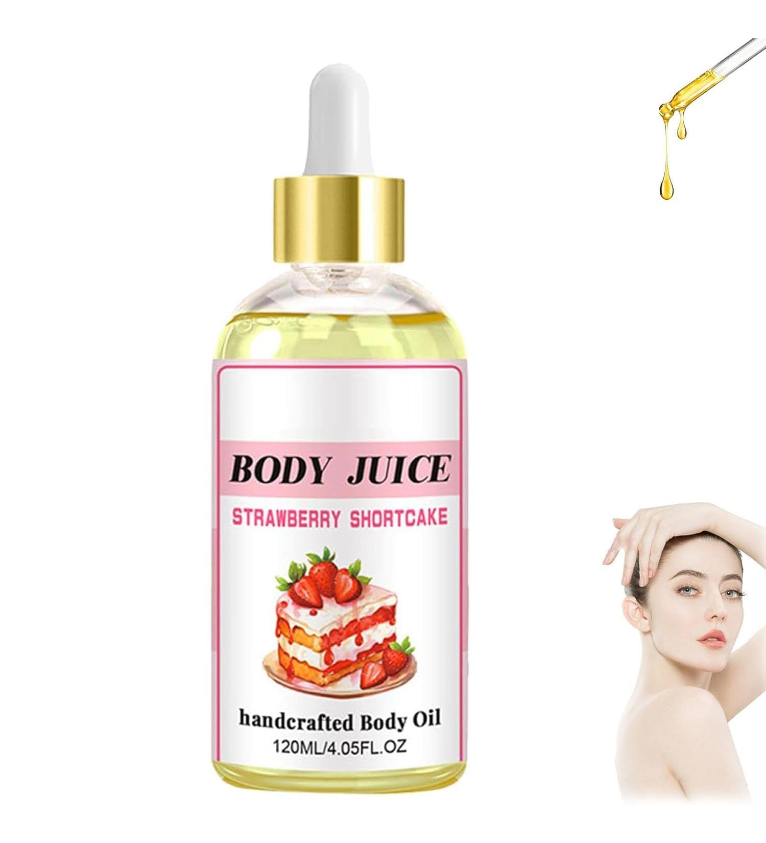 Gerrit Body Juice Oil Body Juice Strawberry Shortcake Body Juice Oil Cinnamon Roll Handmade Body Oil Body Juice Oil Peach For All Skin Type - Buy Online on GoSupps.com