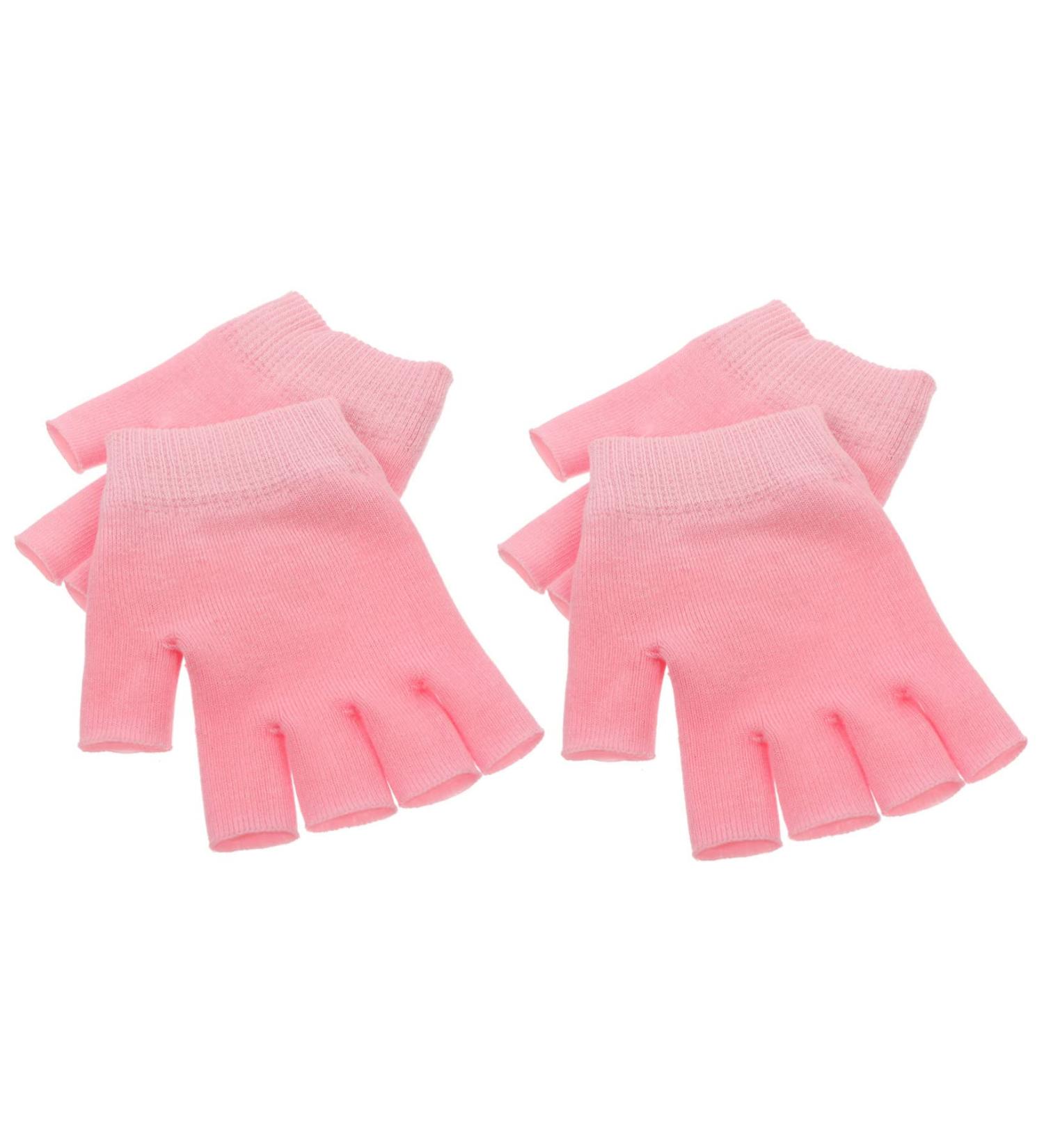  HAPINARY 2 Pairs Hand Cracked Gel Fingerless Cracked Moisturizing Spa Beauty Care Night Lotion Miss Pink Knit - Buy Online on GoSupps.com