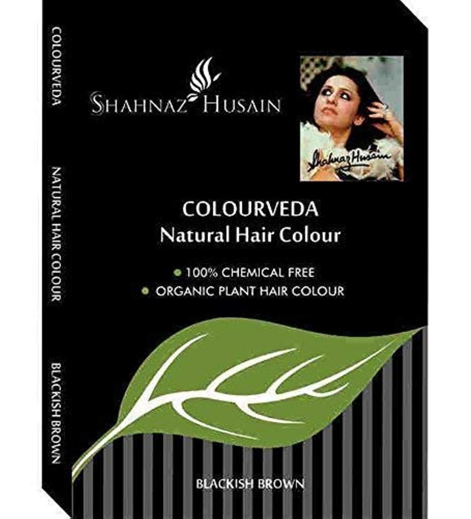 Shahnaz Husain Colourveda Herbal Ayurvedic Hair Color - Natural Formula 3.5 oz | International Shipping Available - Buy Online on GoSupps.com