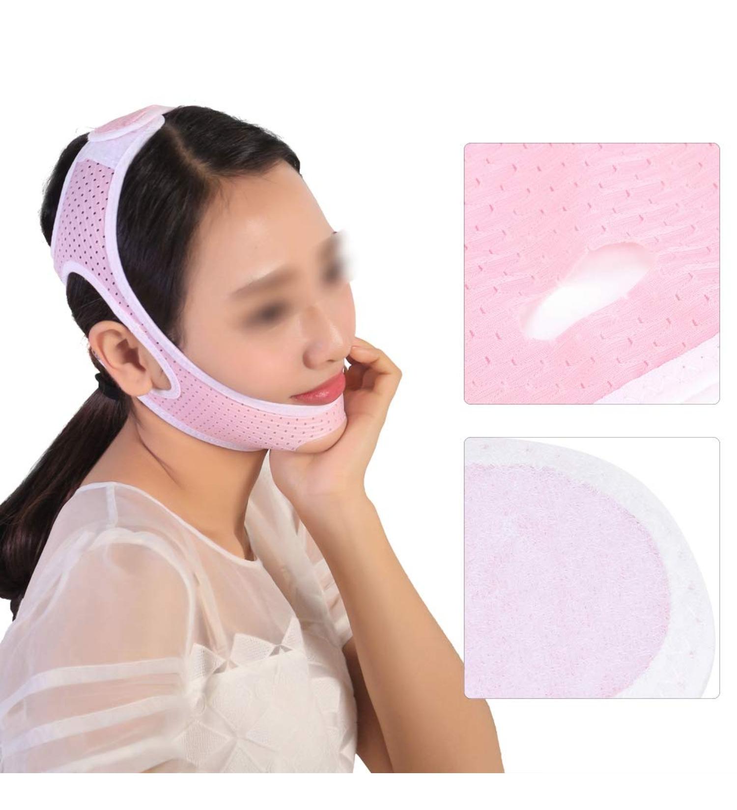 Weight Loss Slimming Mask Face Belt for Woman Face Care(M Blue) - Buy Online on GoSupps.com