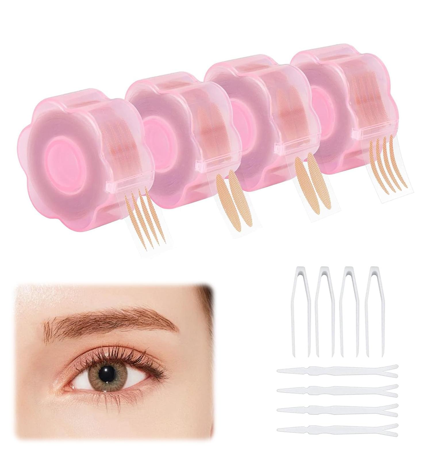 1200 Invisible Eyelid Stripes | Instant Lifting Effect | No Surgery Needed | Eyelid Tapes with Tweezers - Buy Online on GoSupps.com