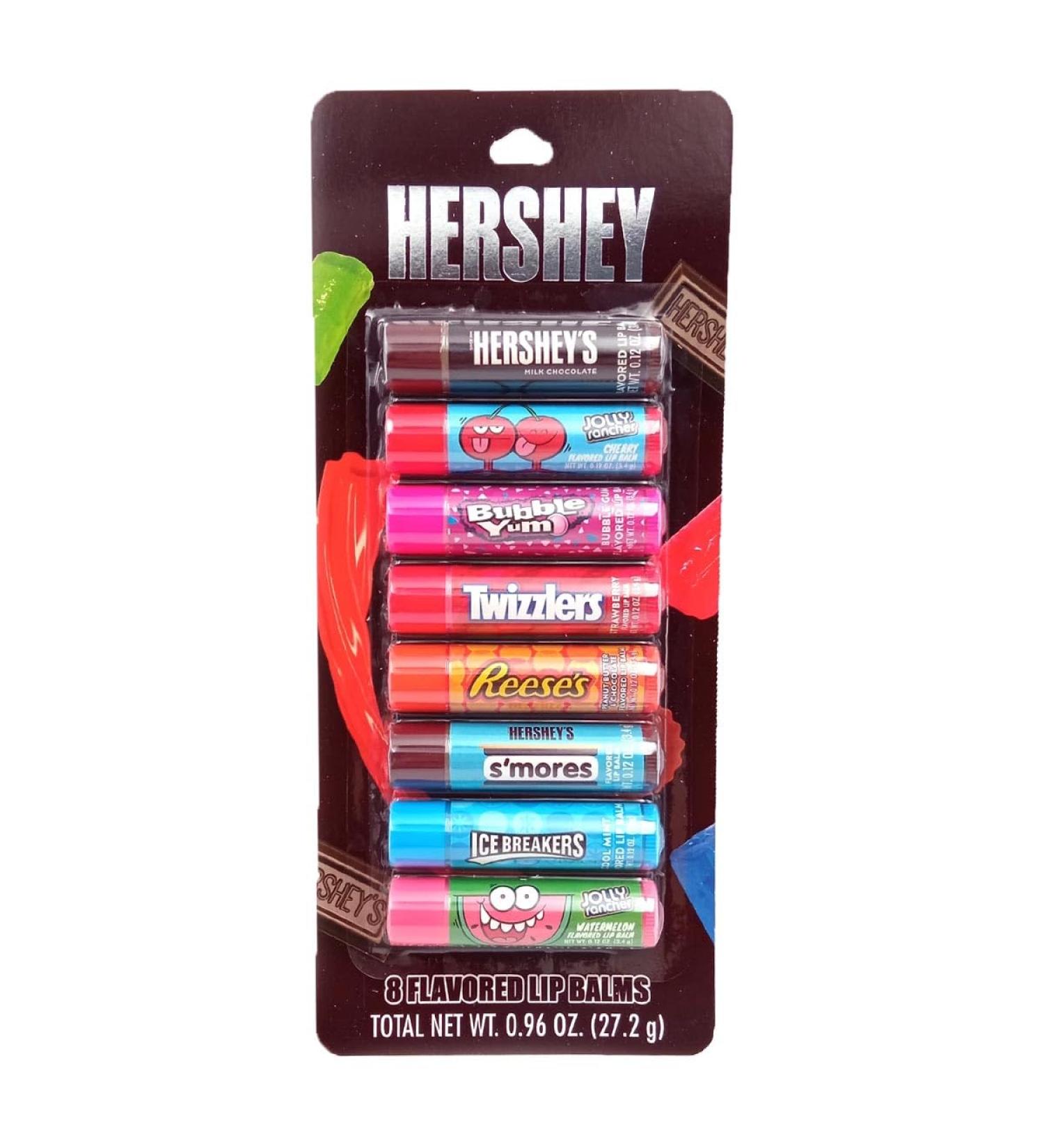 Taste Beauty Hershey 8-Pack Variety Flavored Lip Balm