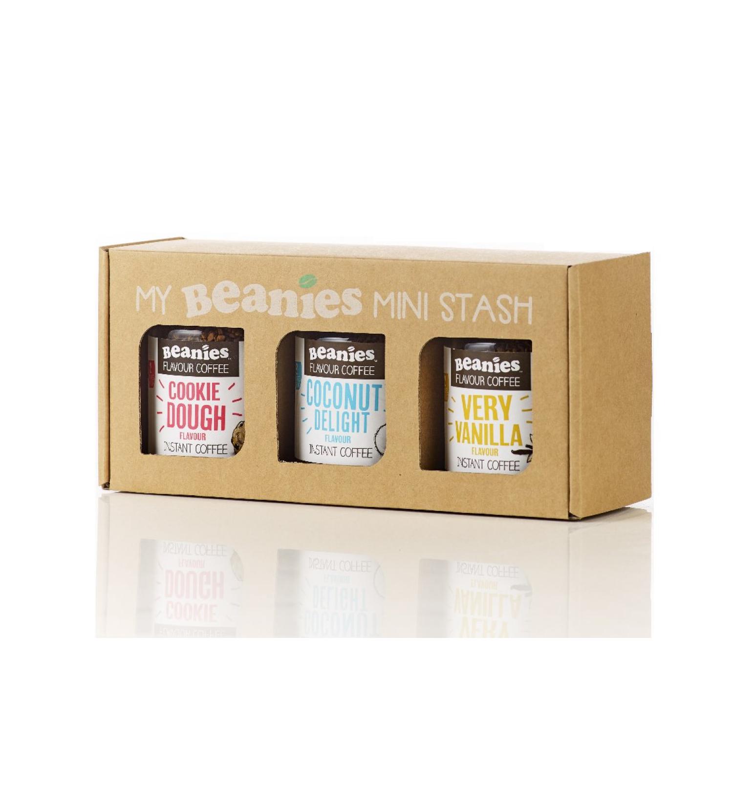 Flavoured Instant coffee trio - Amaretto and Almond - 3x50g mini jars - Buy Online on GoSupps.com