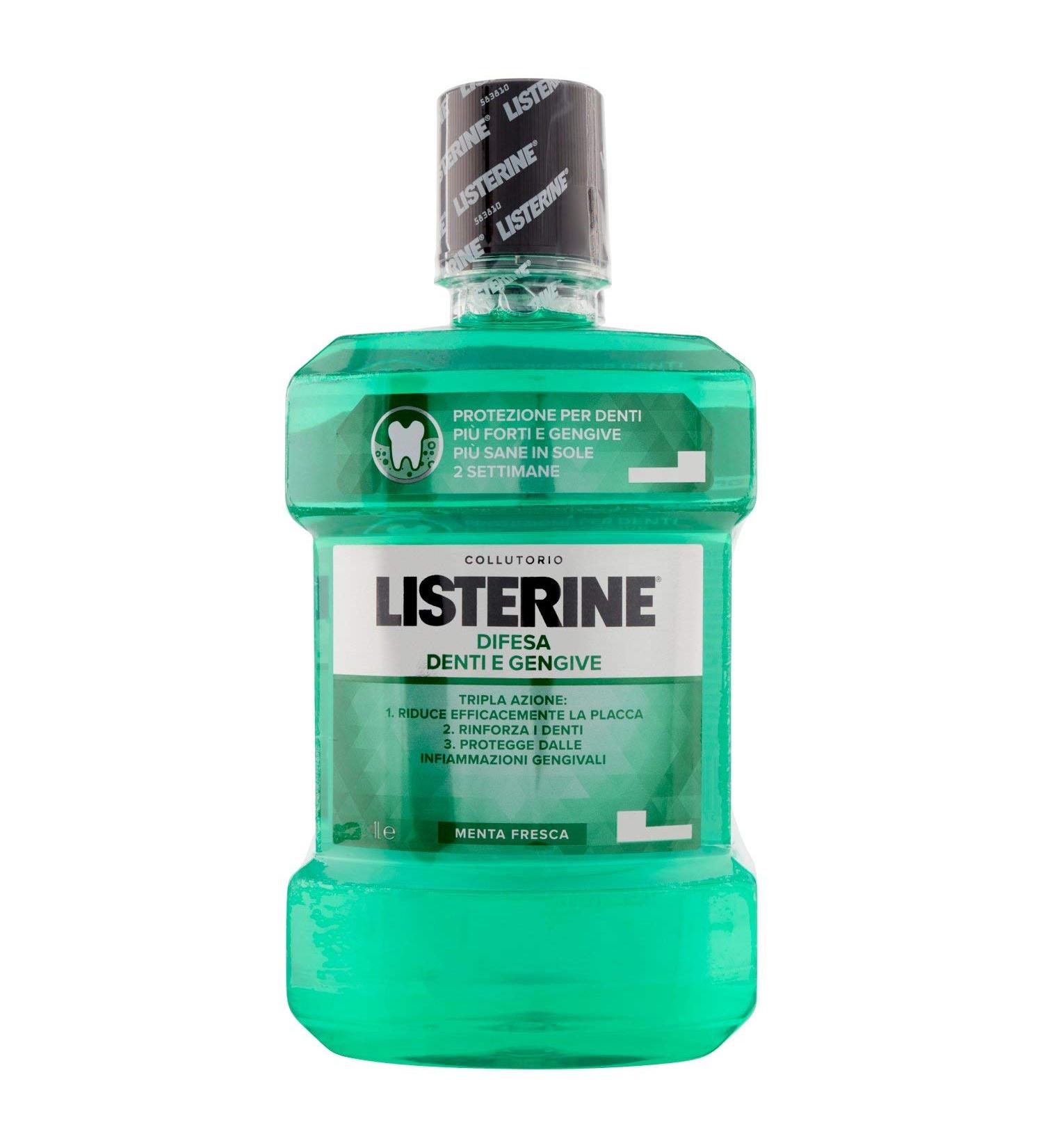 Buy Listerine Triple Action Mouthwash - Strong Teeth & Healthy Gums | 2 Packs of 1L (2L Total) - Fast International Shipping - Buy Online on GoSupps.com