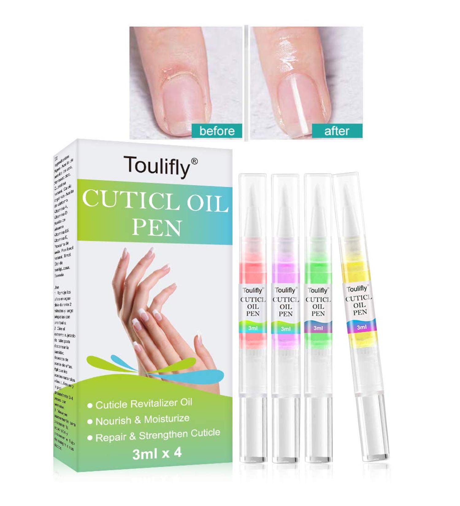 4PC Nail Hardener & Care Set | Strengthen Thin & Fragile Nails with Taantle-Care Oil - Buy Online on GoSupps.com