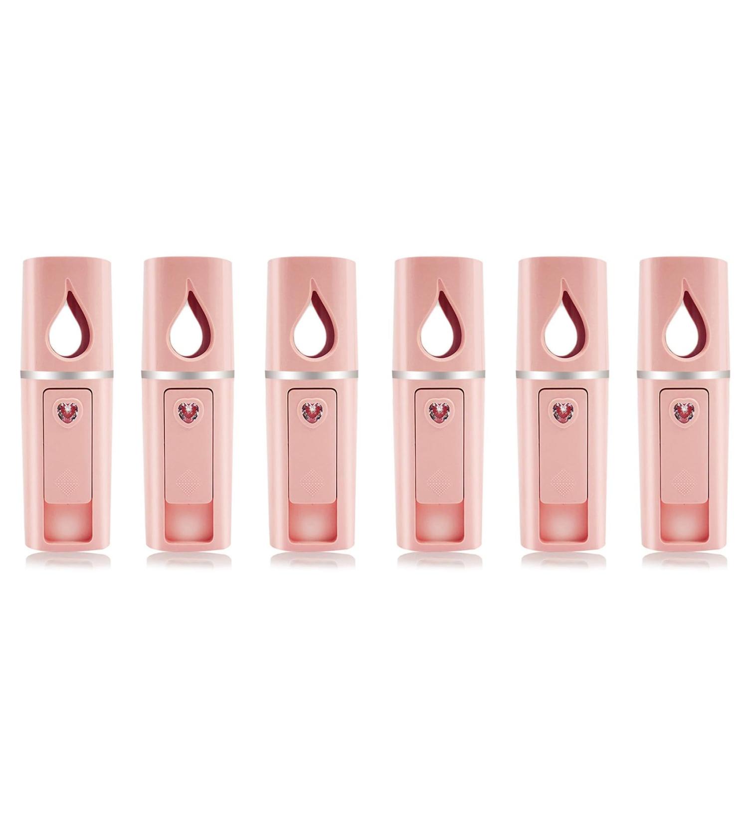 BTuregsau 6X Portable Nano Mister Mini Steamer Atomization Eyelash Extensions with Mirror Pink - Buy Online on GoSupps.com
