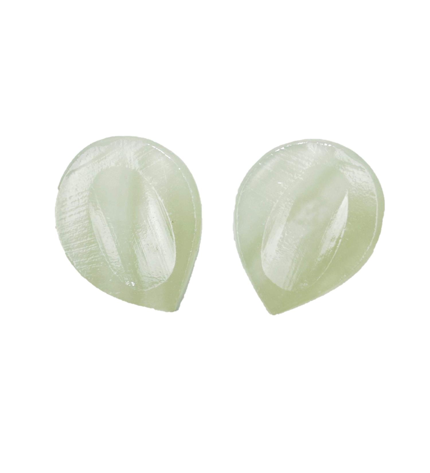 Eyestone set I teardrop shape I 2 pieces I aragonite I healing stone I gemstone I Mexico