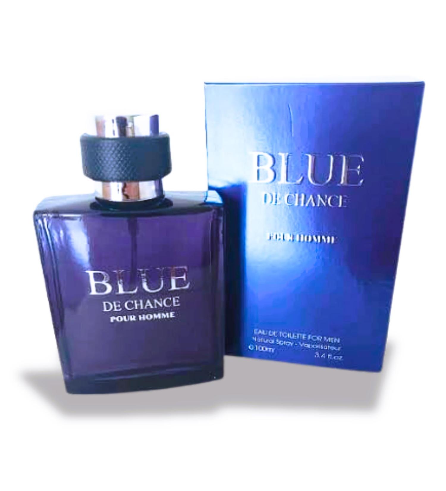 BLUE DE CHANCE POUR HOMME EAU DE TOILETTE 3.4 FL. Oz Woody Aromatic fragrance for Men. - Buy Online on GoSupps.com