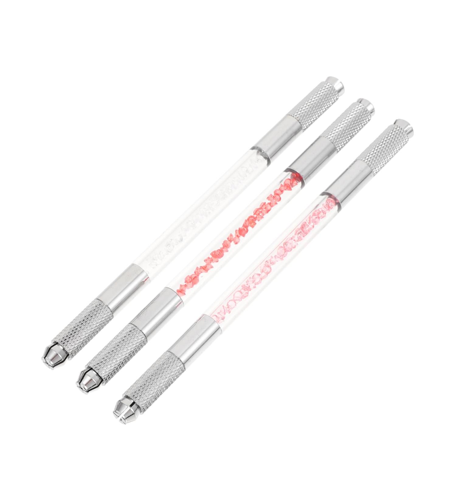 Angoily 3pcs Fruit Embroidery Pen Eyebrow Pen Crystal Microblading Pens Embroidered Manual Pen Miss 1 count (Pack of 1) Assorted Color - Buy Online on GoSupps.com