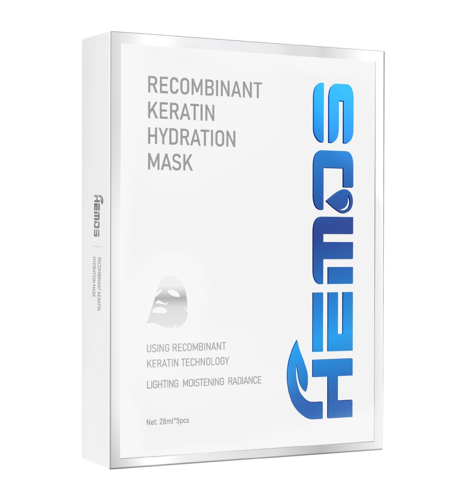 Biokeratin Deep-Layer Mask - Repair Damaged Skin & Promote Cell Growth | Collagen Face Mask for All Skin Types (5 Pcs - Buy Online on GoSupps.com