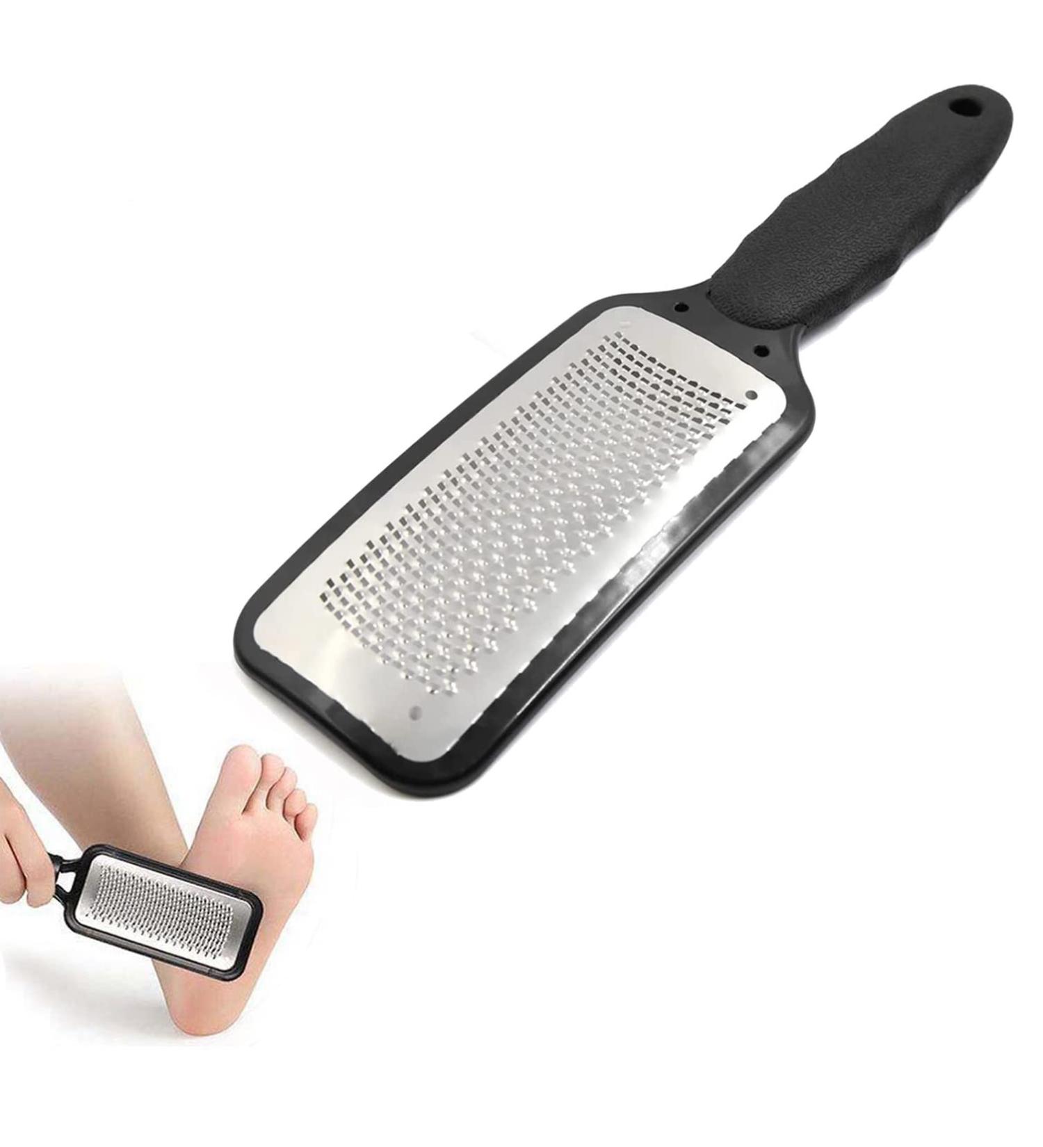 Foot Rasp and Callous Remover for Extra Smooth Feet - Foot File for Pedicure and Corn Removal - Black - Buy Online on GoSupps.com